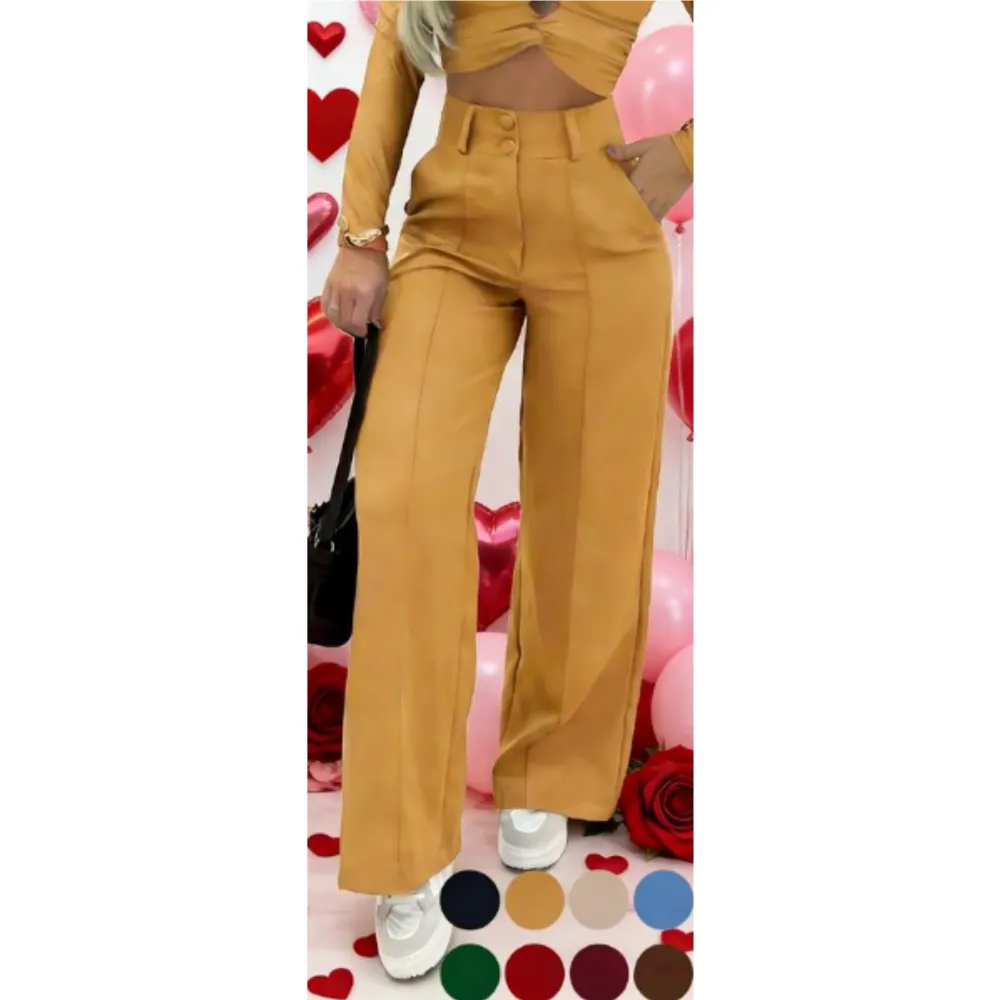 Women's Simple Wide-Leg Pants