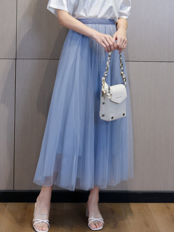 A-Line Skirt Midi Skirt