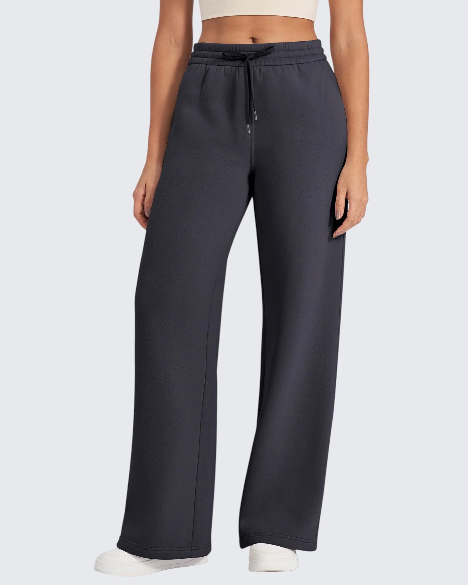 Flurrylux Fleece Lined Drawstring High-Waist Pants
