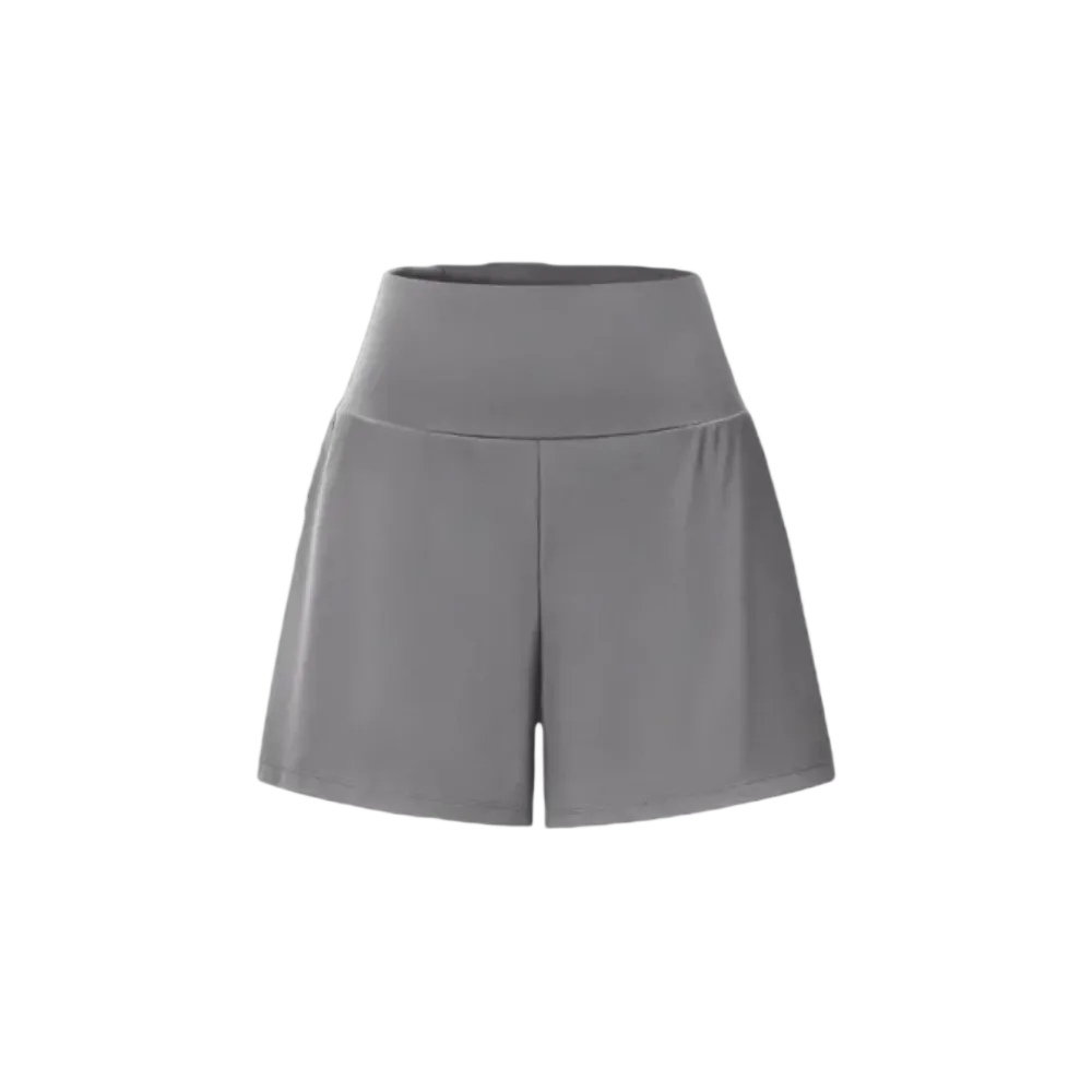 Super High Waisted Back Pocket & Side Hidden Pocket 2-in-1 Yoga Shorts