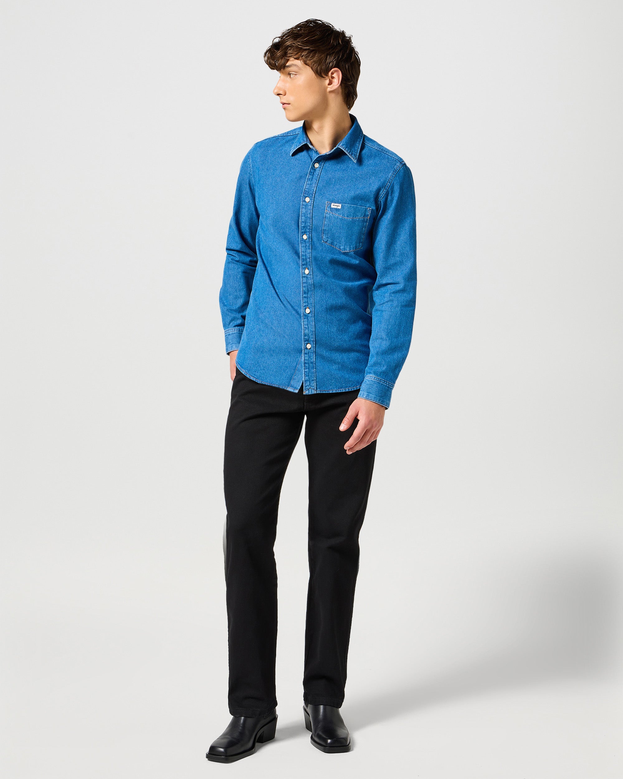 13MWZ Original Cowboy Cut Mens Jeans - Shadow Black