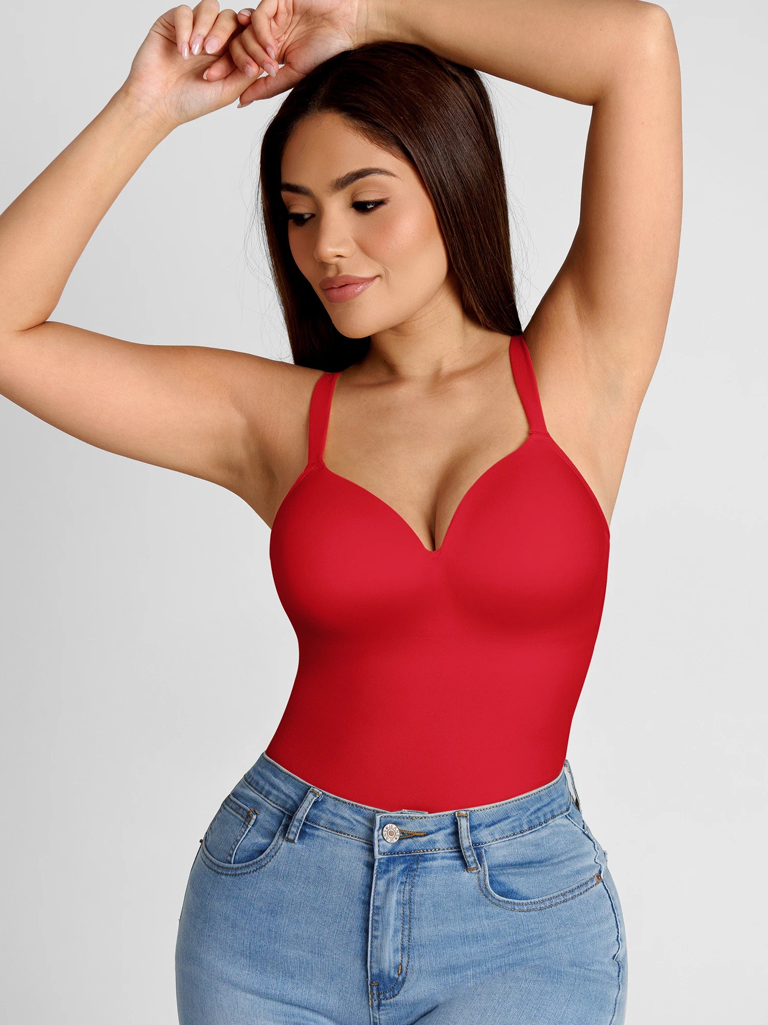 Feelingirl Seamless Built-In Bra Cami Top