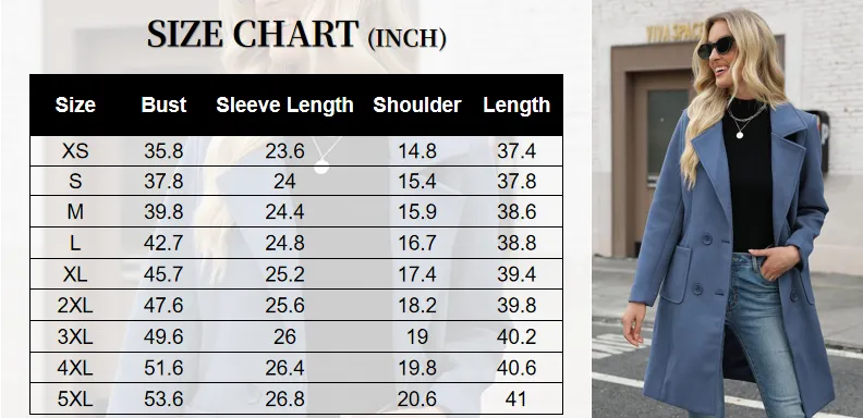 复制Women Wool Blend Camel Mid-Long Coat