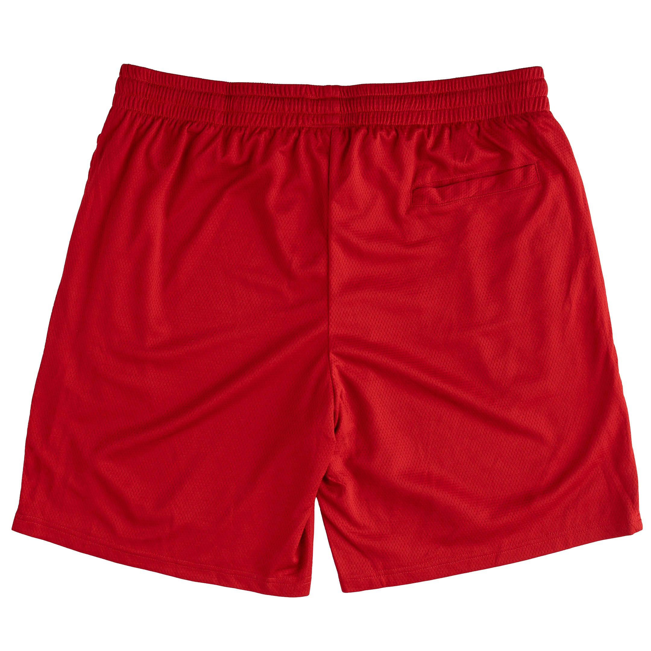 RELAXED CUT SHORTS WOLVES - RED