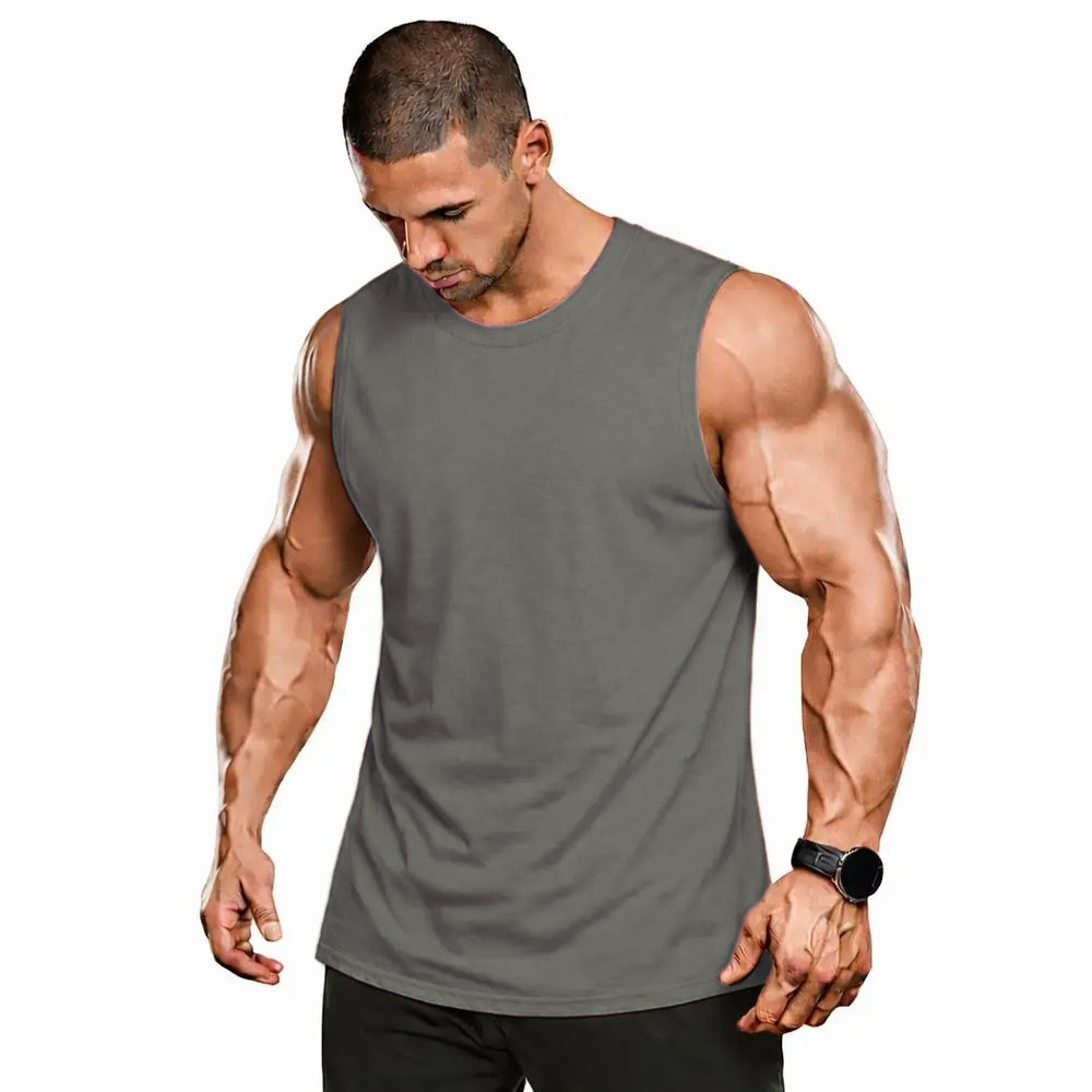 Unisex Cotton Sleeveless Tank Top – Relaxed Fit Summer Essential