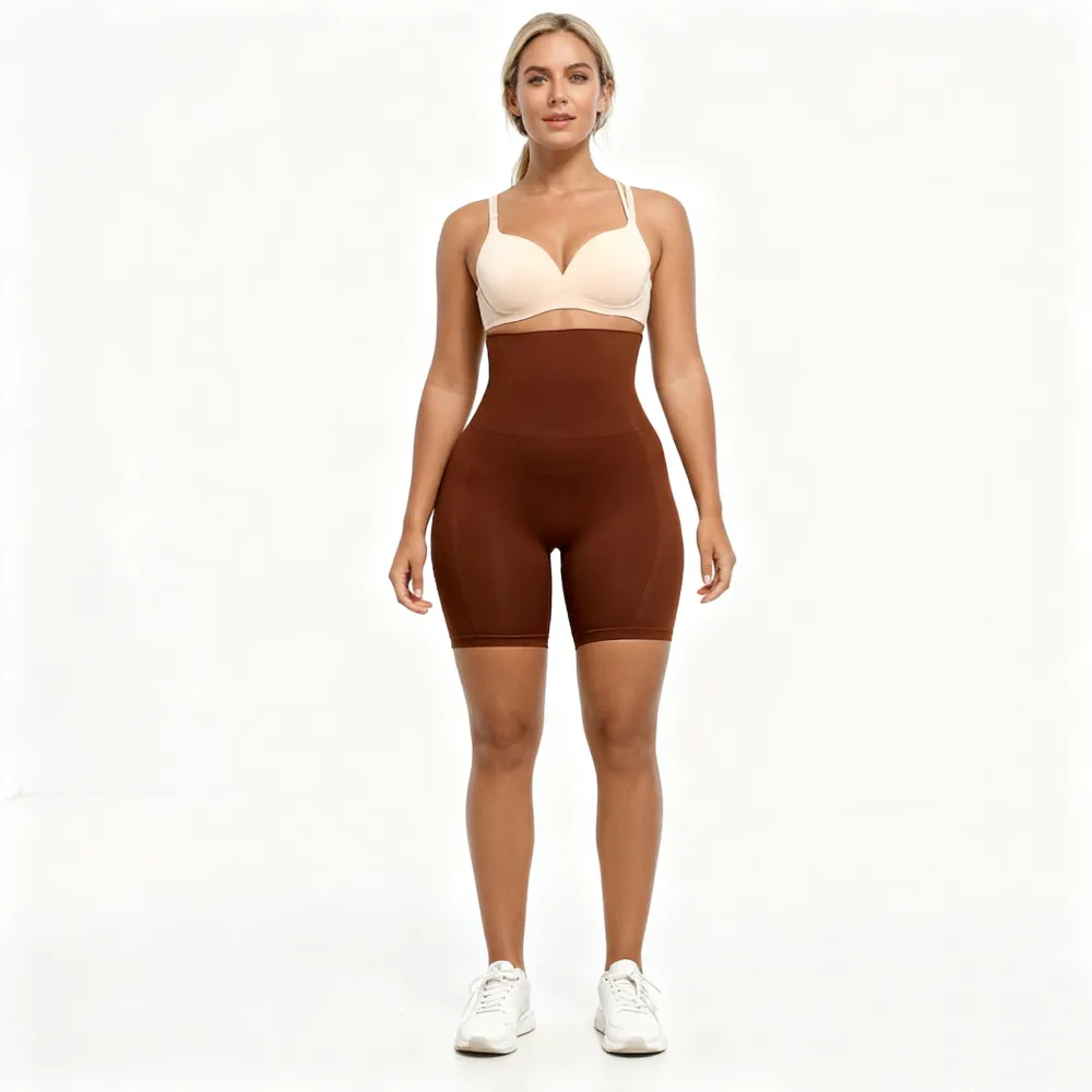 Seamless High Waisted Sculpting Shorts Women Body Shaper