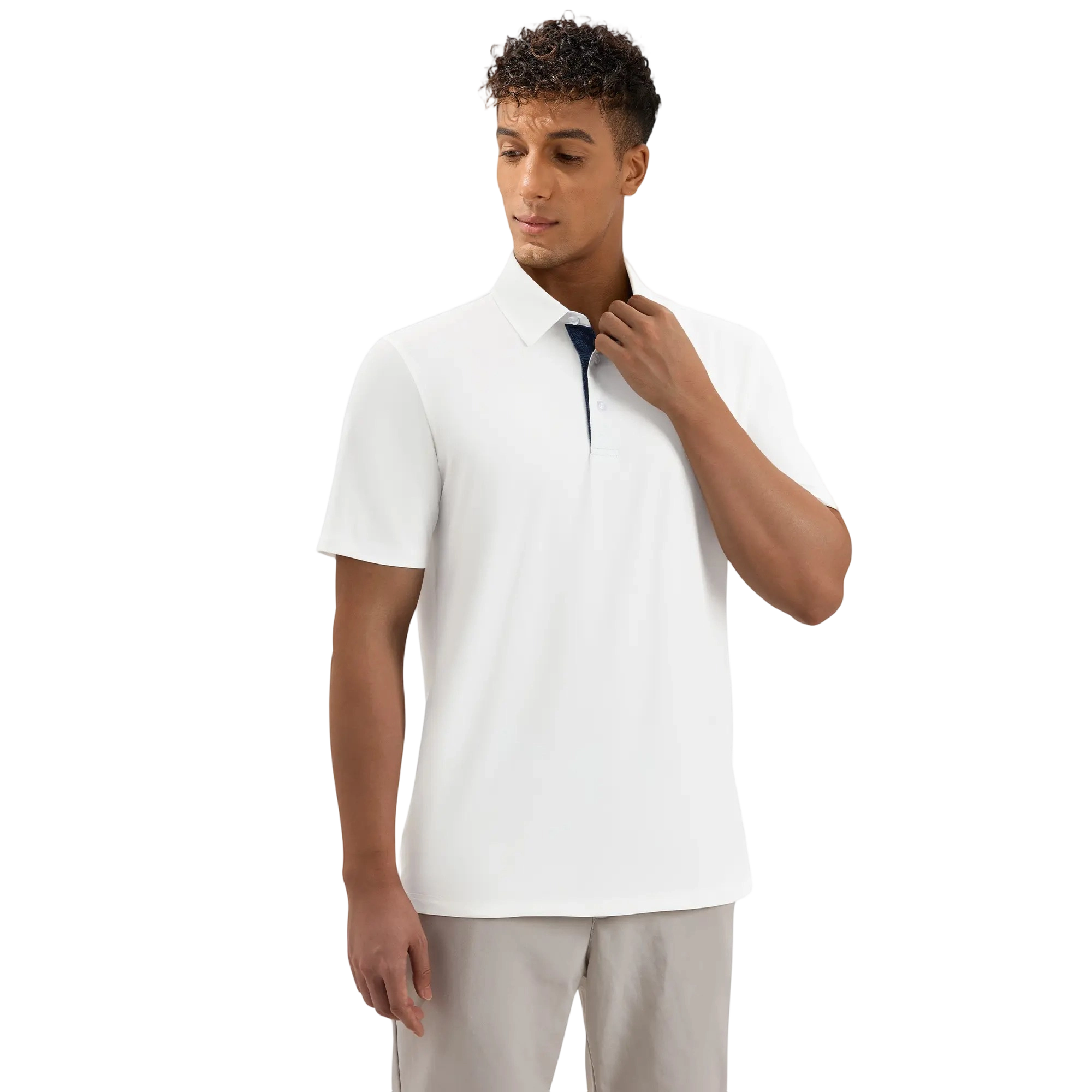 Men’s Classic Soft Breathable Cotton Polo Shirts