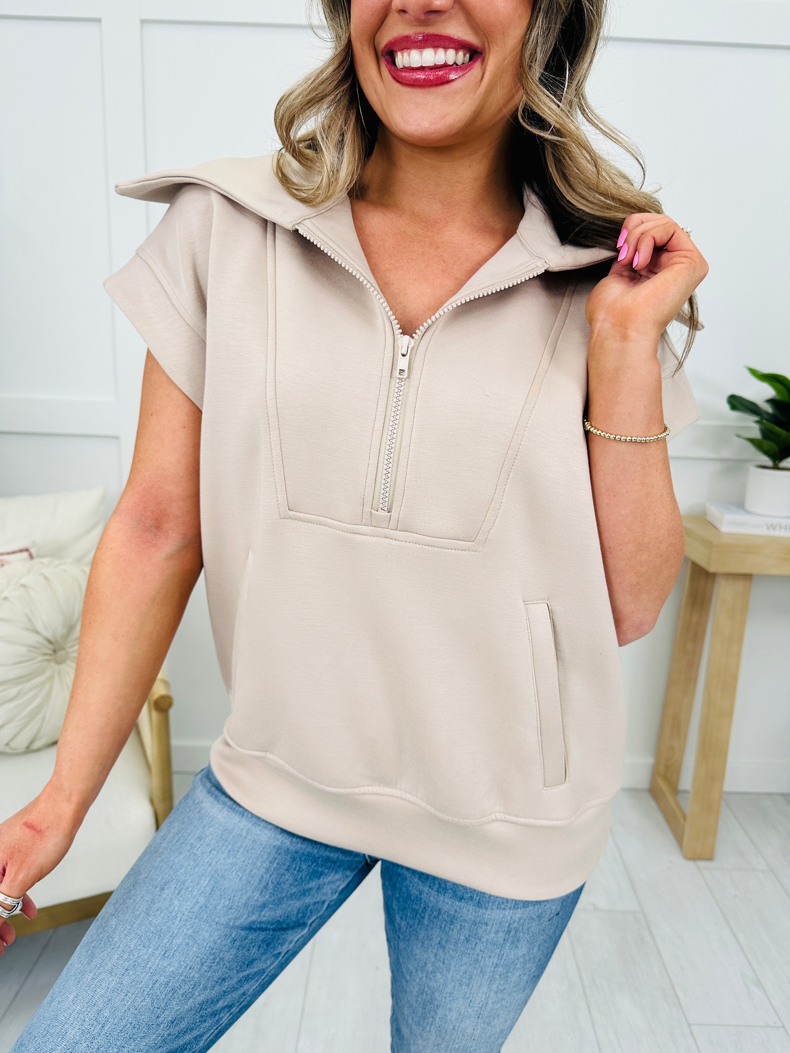 Super Scuba Short Sleeve Pullover- Multiple Colors!