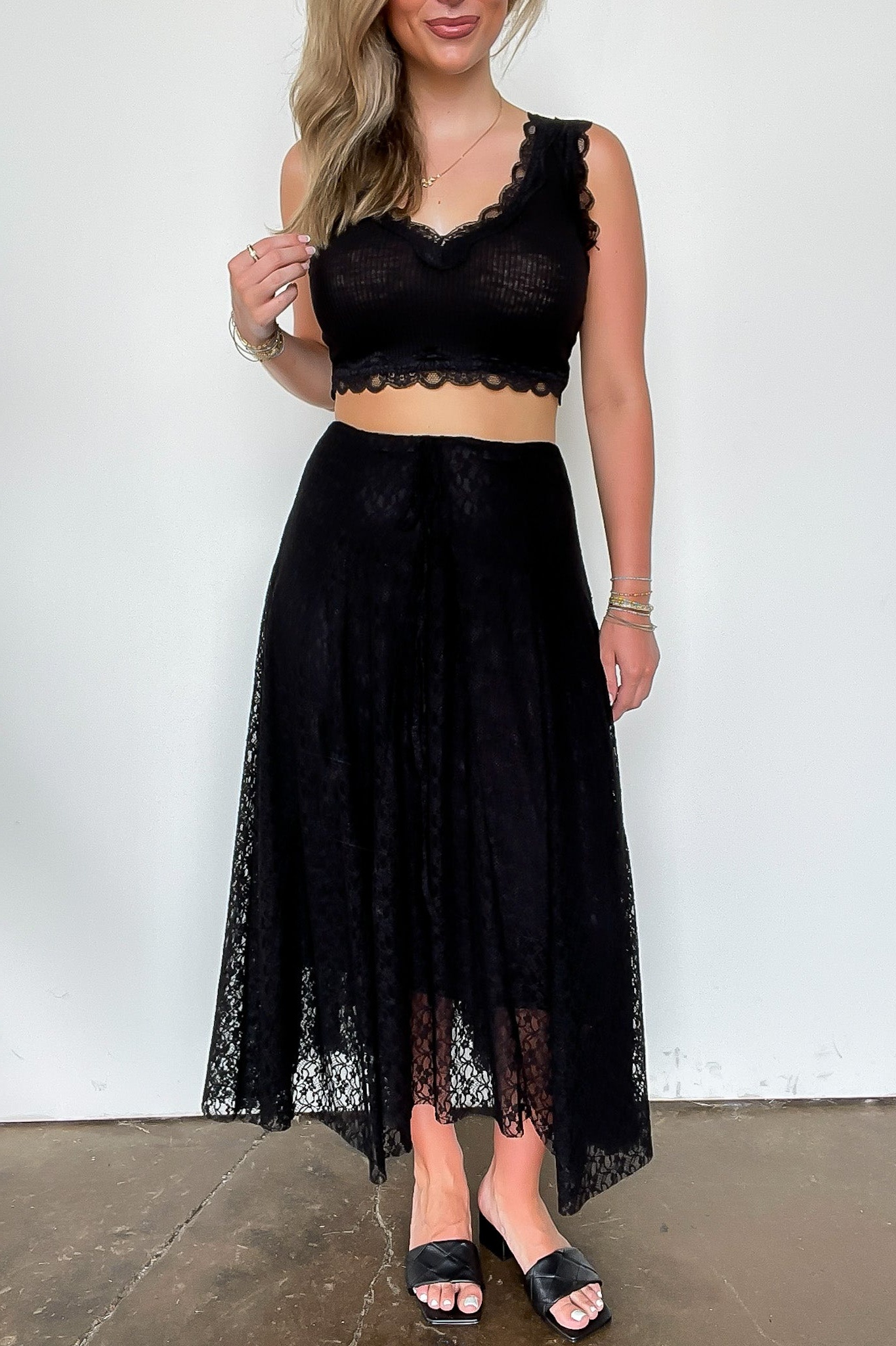 Lace Maxi Skirt