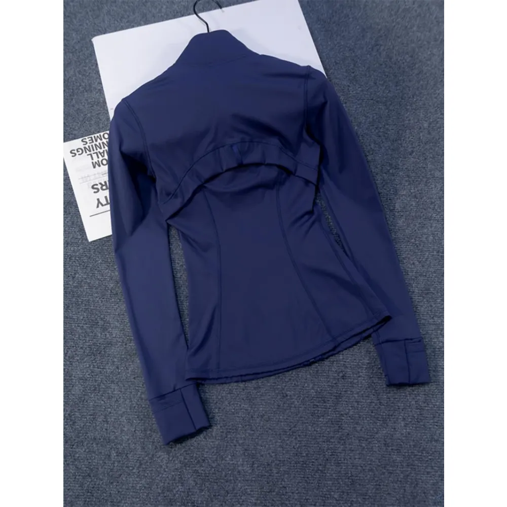 Women's sports stand up collar  yoga jacket