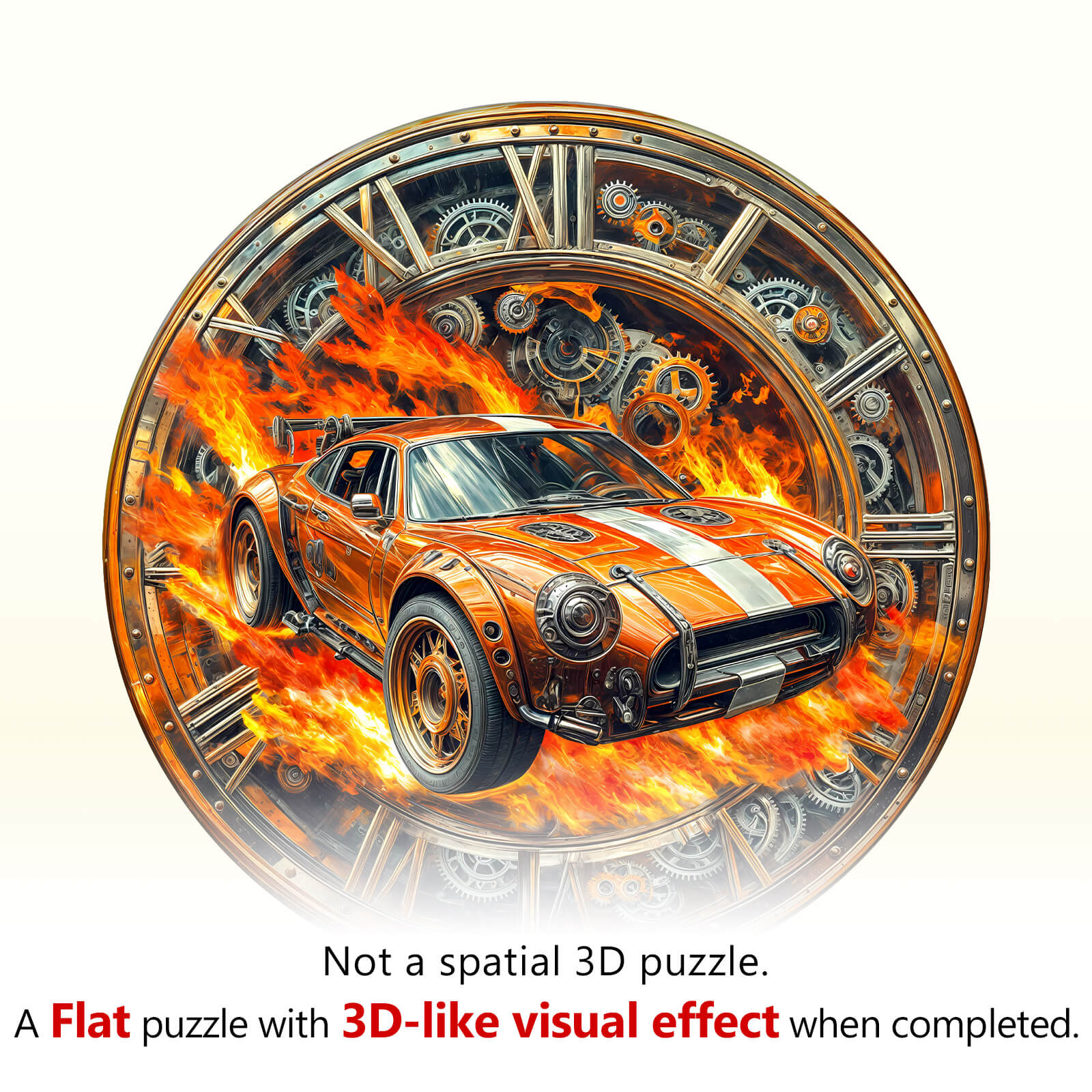 Blazing Speed Wooden Jigsaw Puzzle