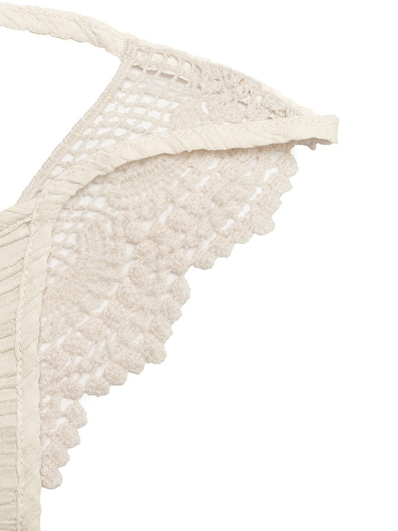 Lace Trim V-Neck Maxi Dress