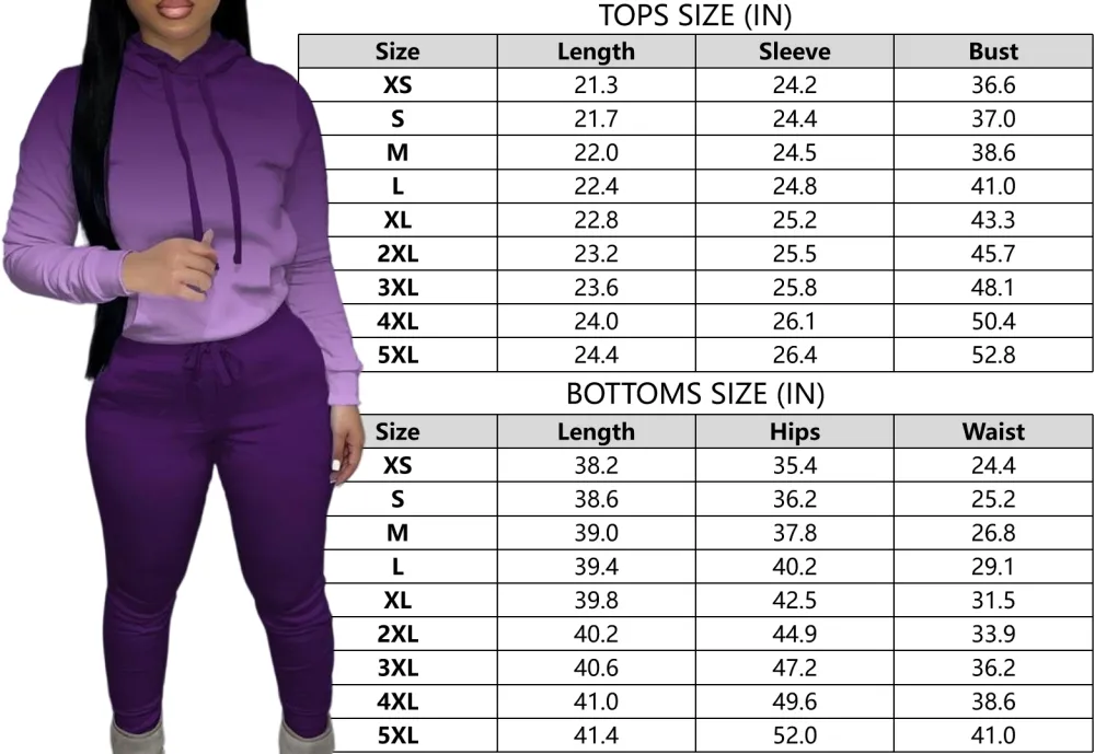 Women's Solid Drawstring Hoodie & Pocket Sweatpants Two-piece Set