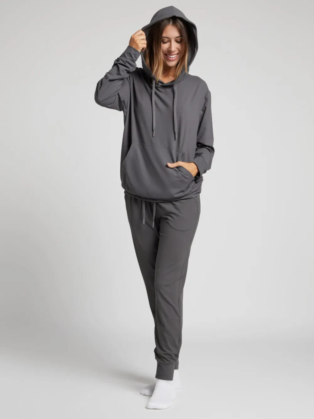 All Day Jersey Hoodie & Jogger Set