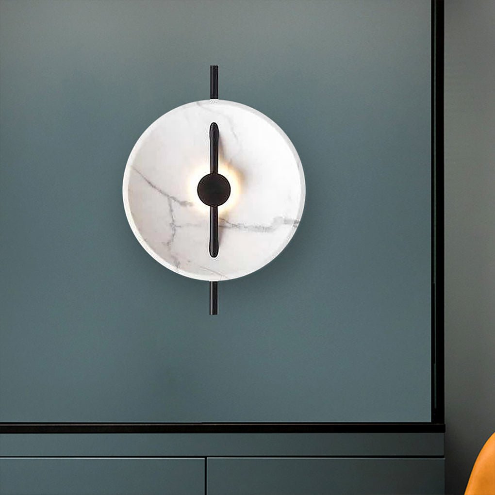 Postmodern Creative Marbling Living Room Bedroom Bedside LED Wall Lamp