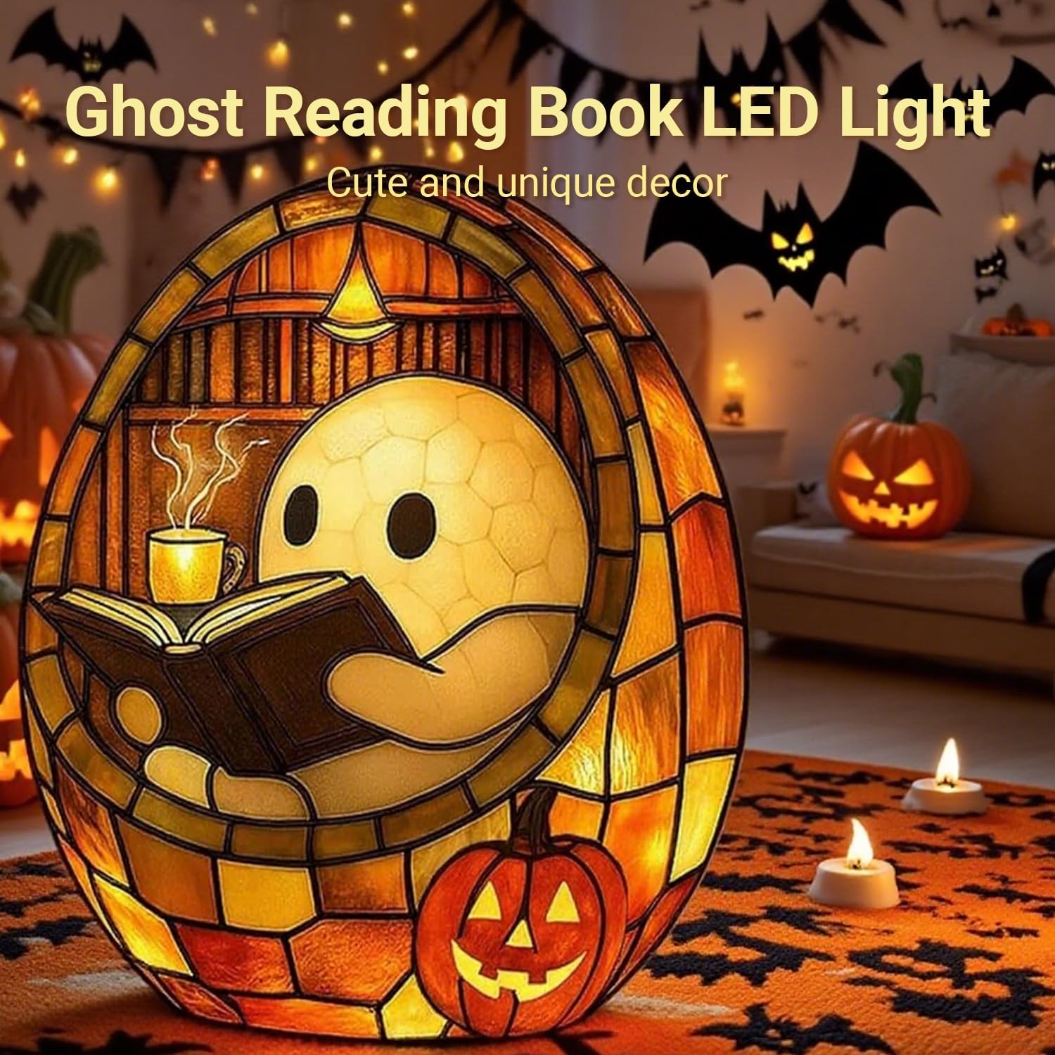 Ghost Reading Book Lamp