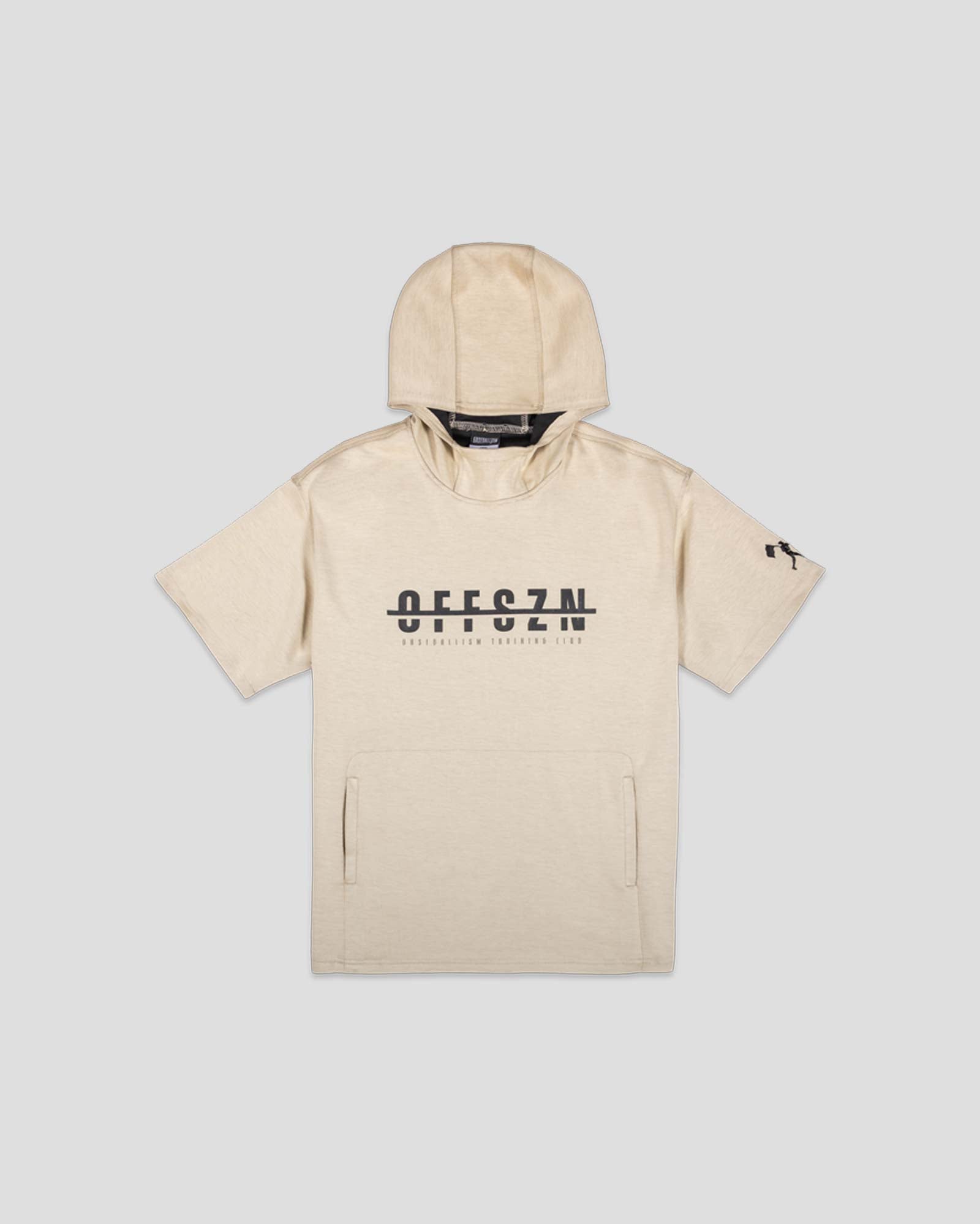 No Off SZN AeroFleece Short Sleeve Hoodie (Ecru) - Youth