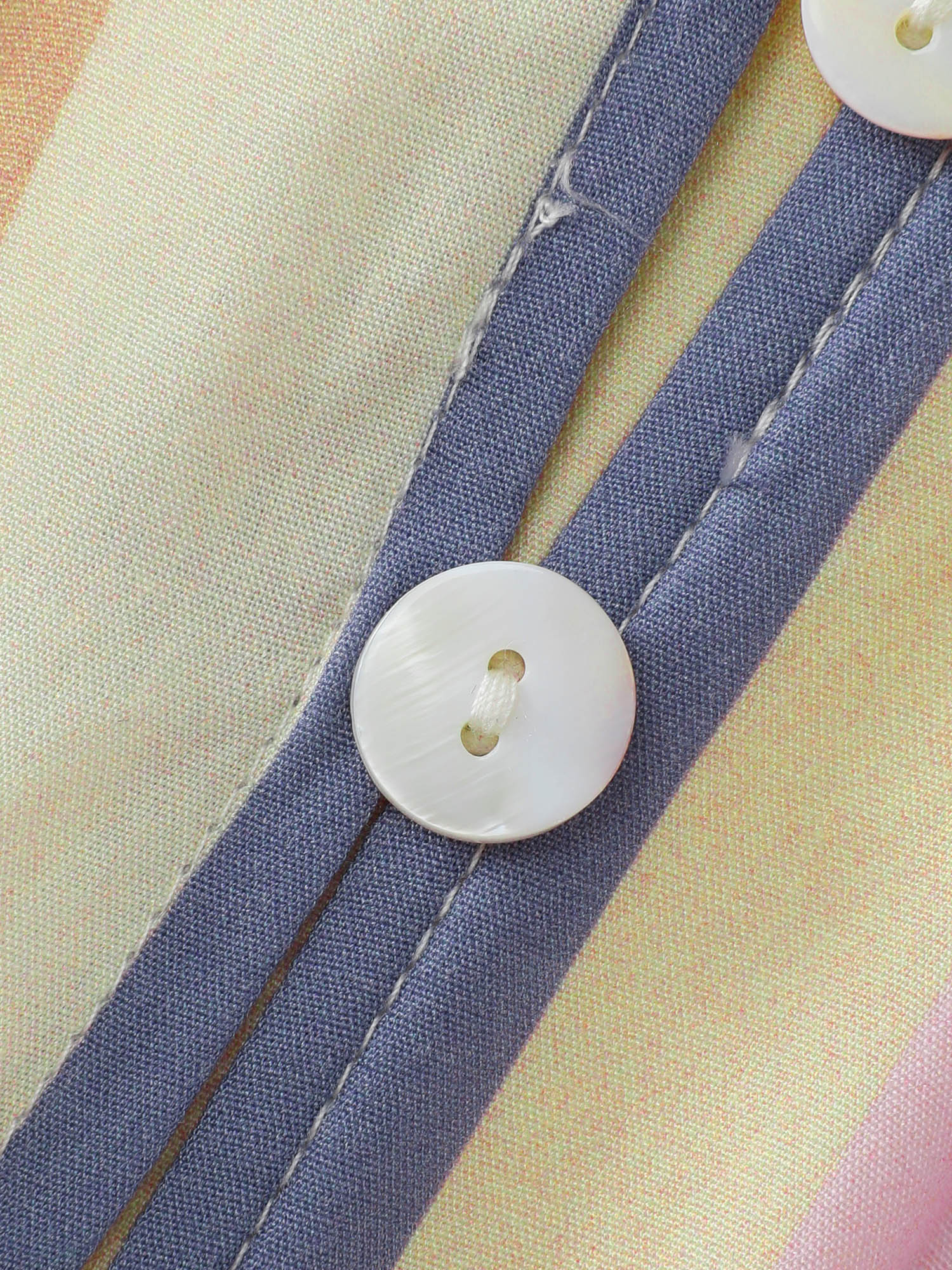 Striped Babydoll Flutter Sleeve Midi Dress