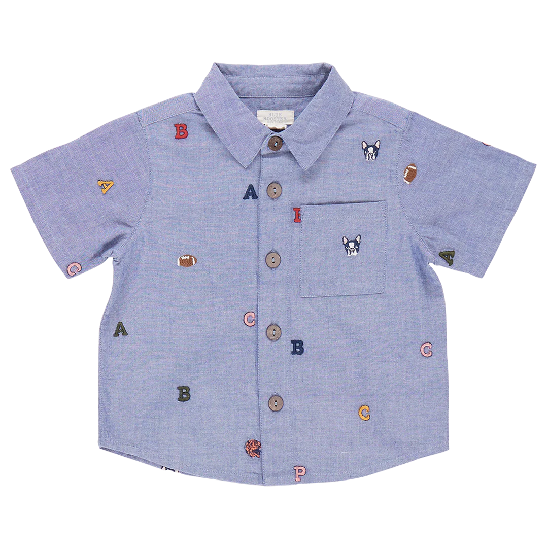 Boys Jack Shirt Varsity Embroidery