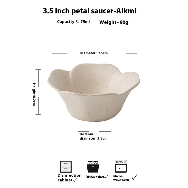 Ceramic Flower Petals Bowl