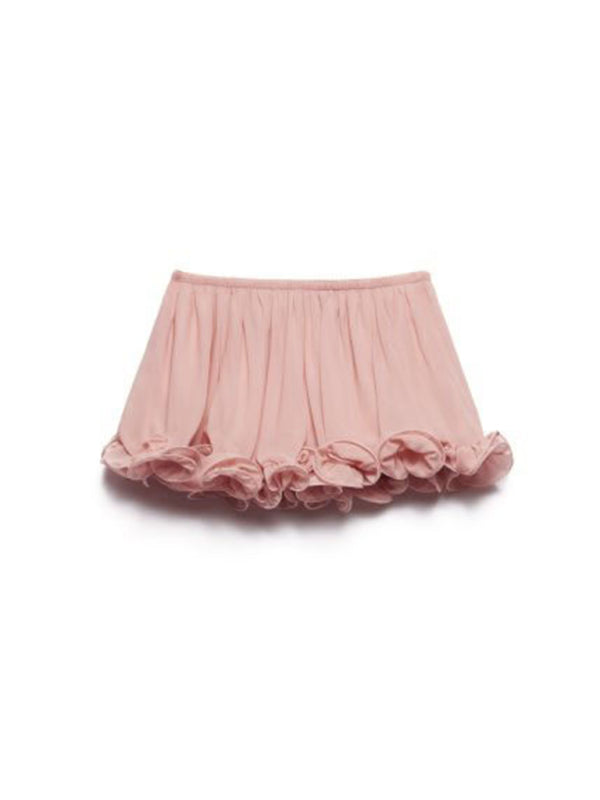 Country Style Ruffle Sleeveless Skirt Set