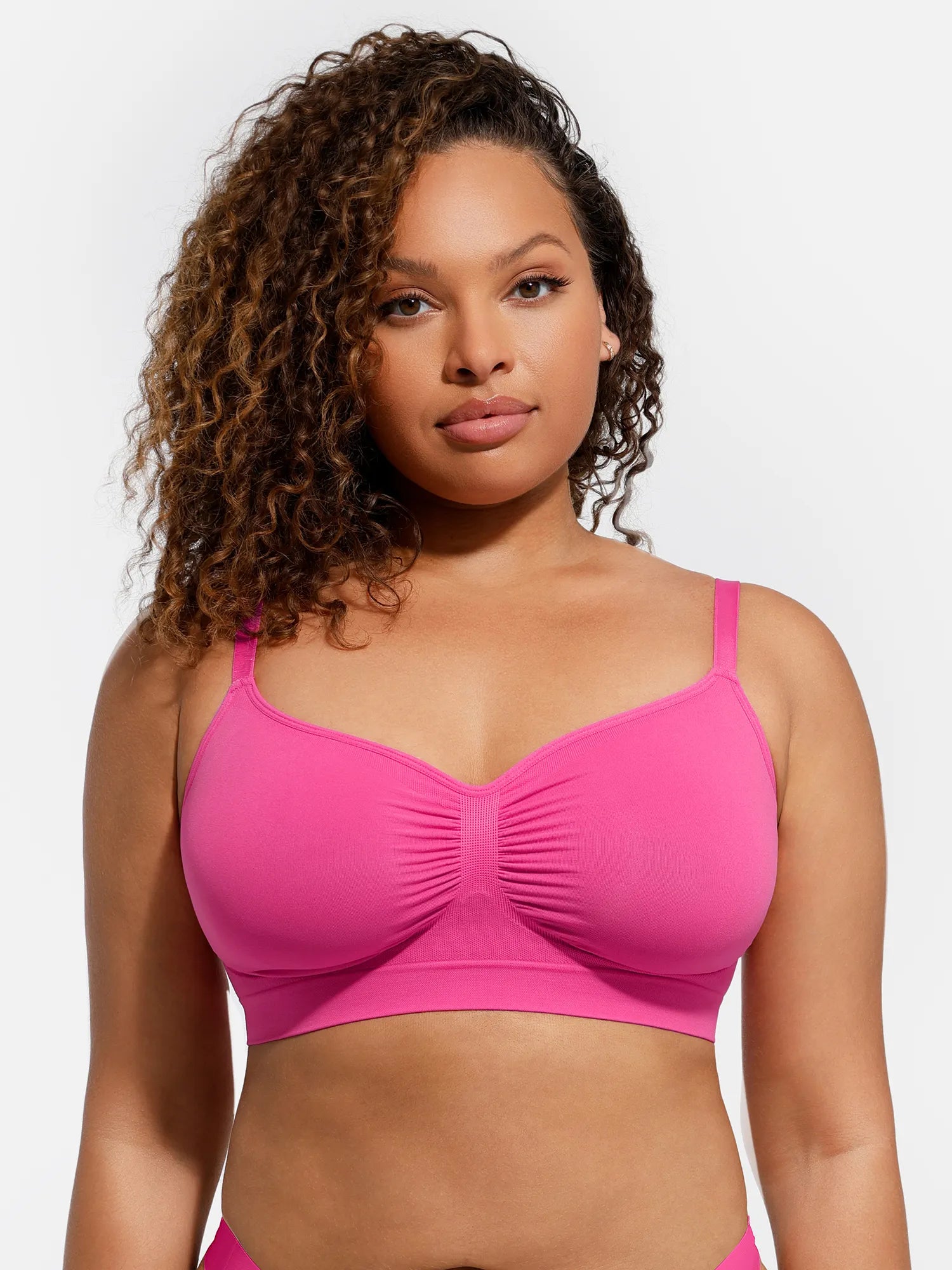 Feelingirl Everyday Wireless Bra Unlined Soft Bra