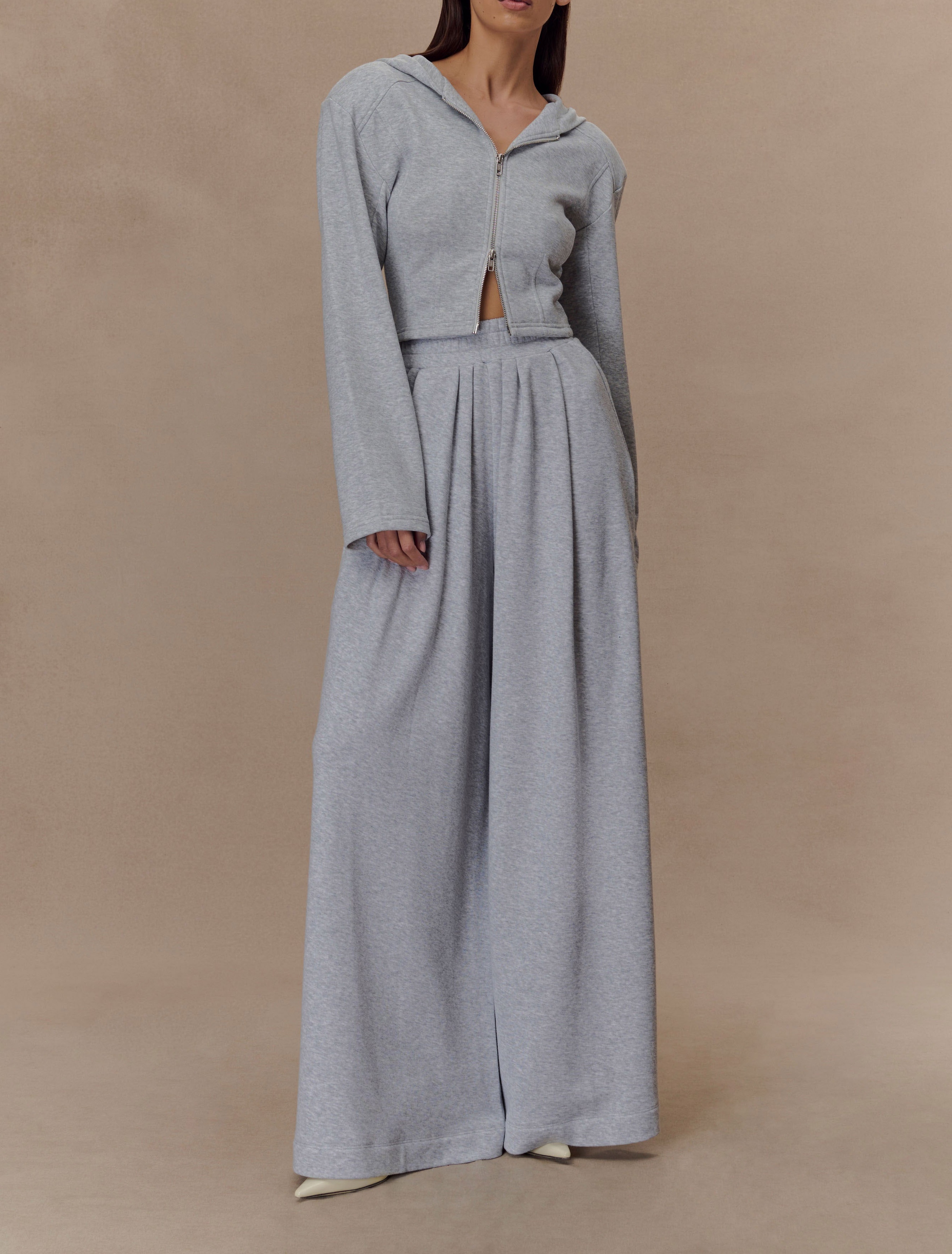 Marle Gathered Wide Leg Jogger