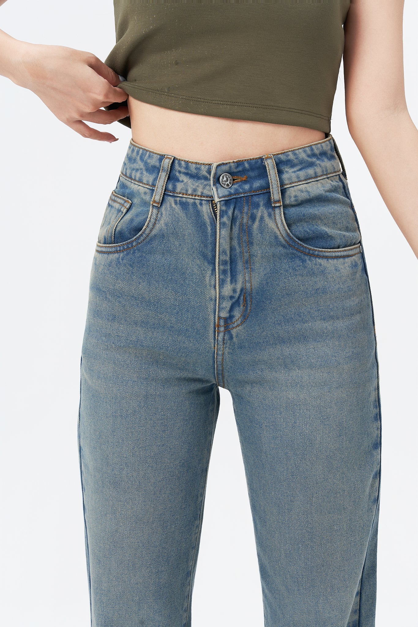 Valley Girl Straight Fit Jeans