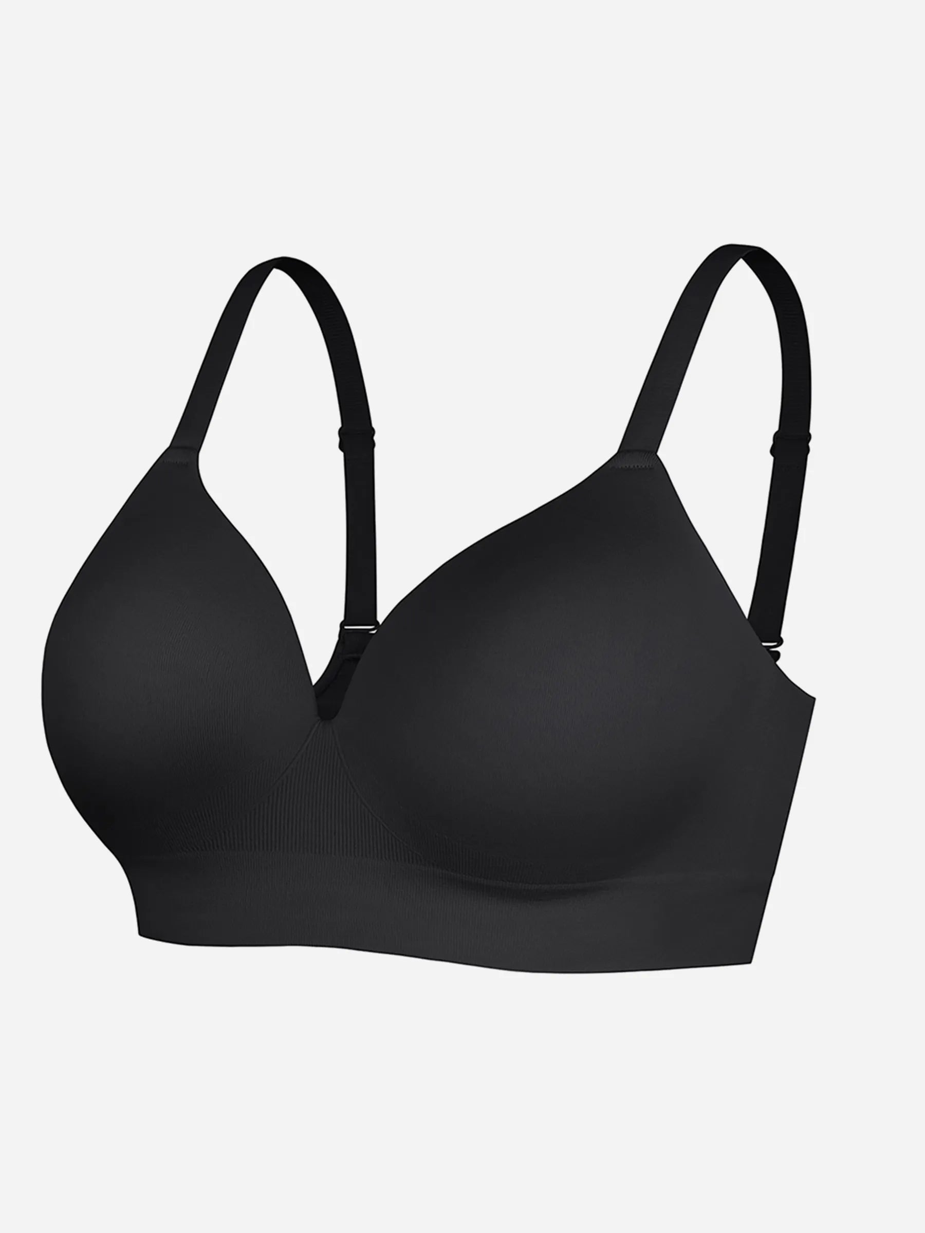 Feelingirl Wireless Push-Up Seamless Comfort Full Coverage Bra