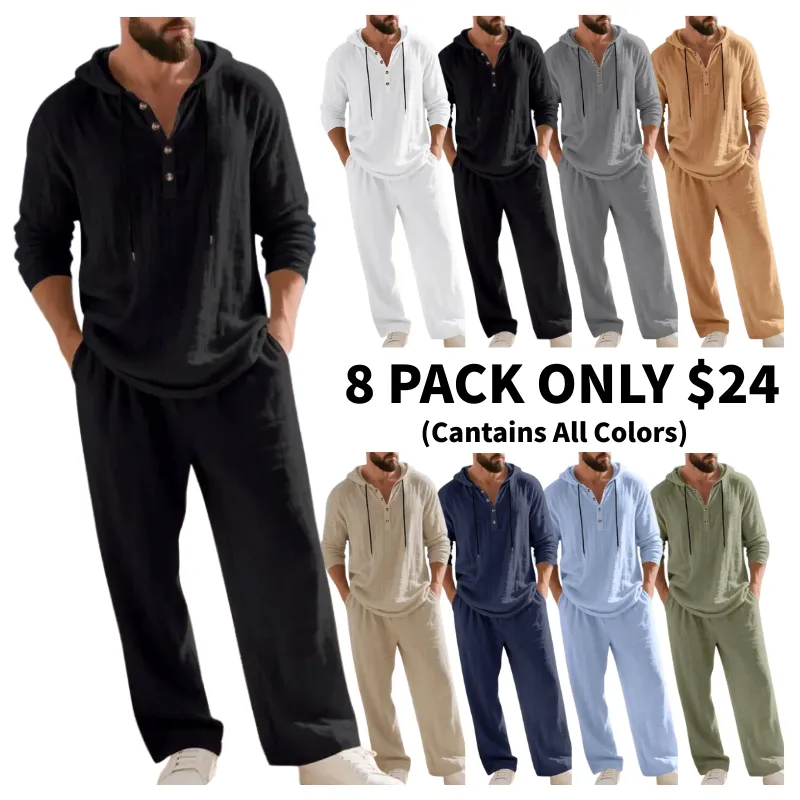 Men's Hoodie & Jogger Set Casual Loungewear 2-Piece Set