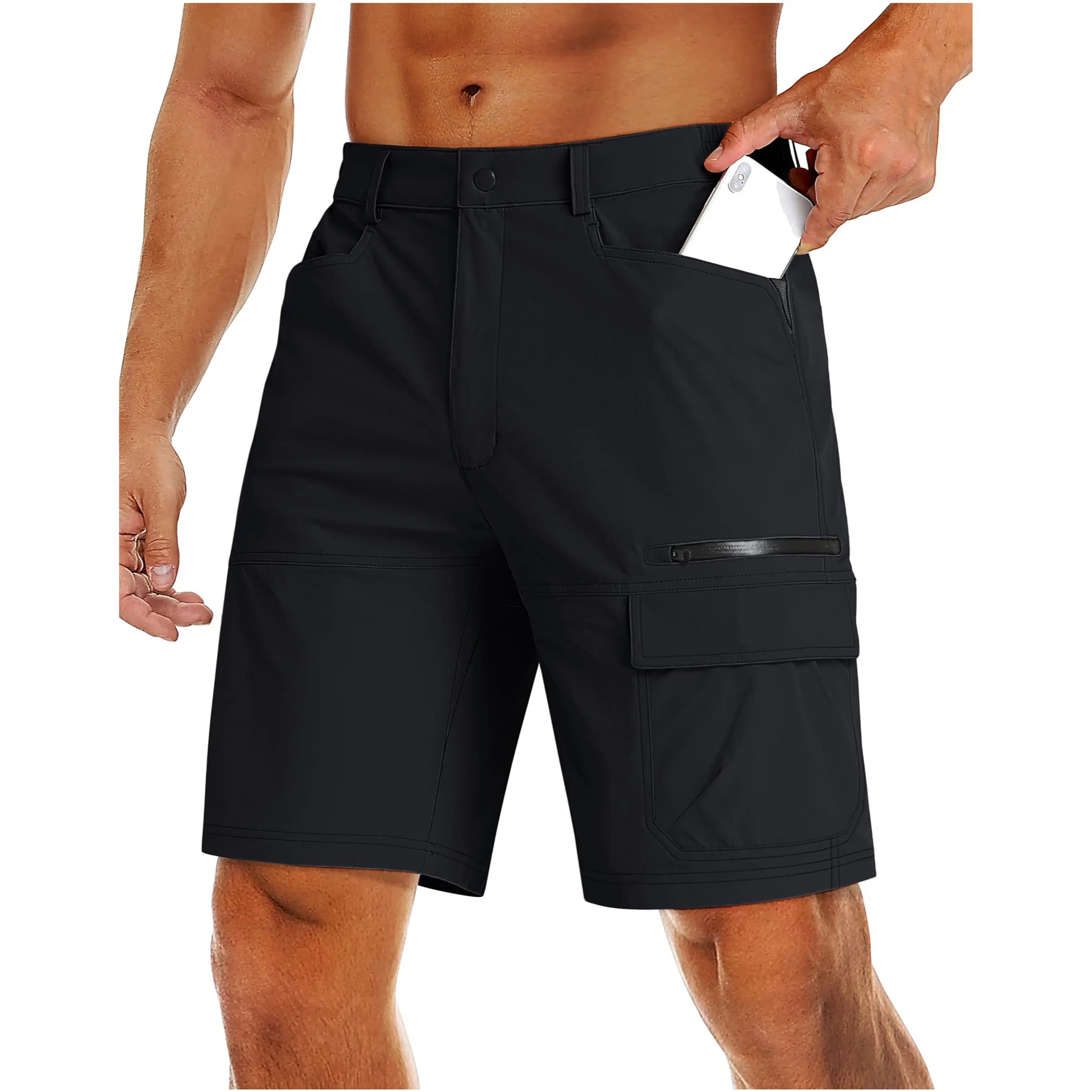 Men’s Quick-Dry Hiking Cargo Shorts