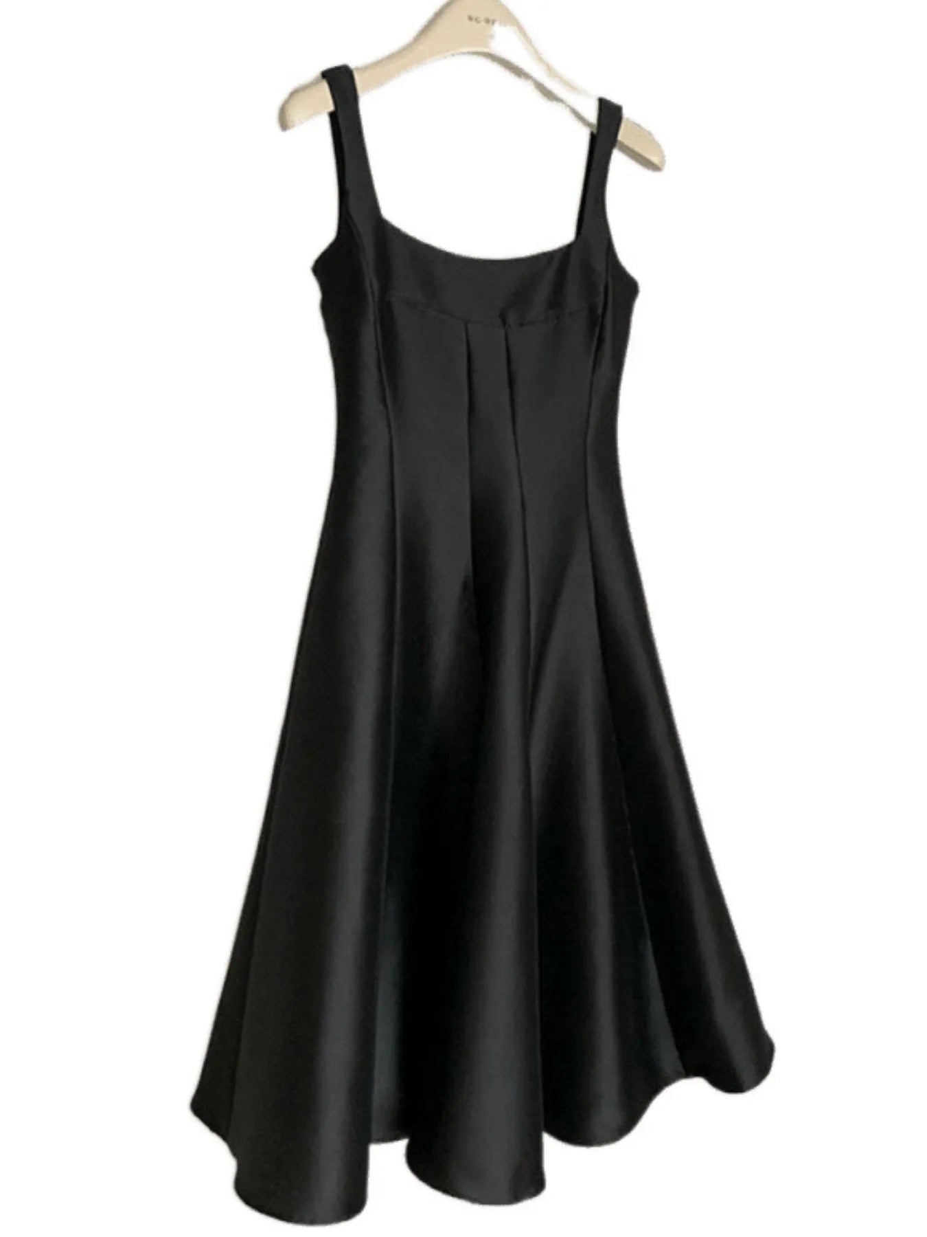 A-Line Silhouette Midi Sleeveless Dress