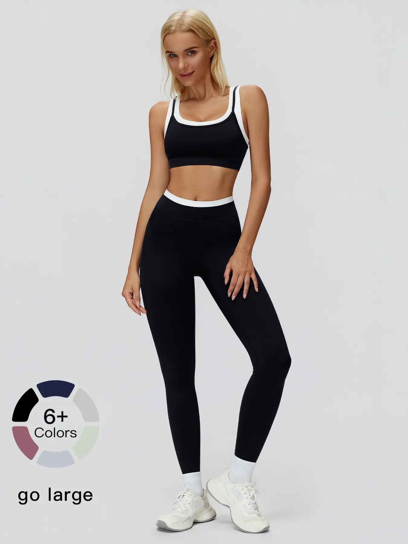 💪💪💪Women's Ribbed Two-Piece Workout Set