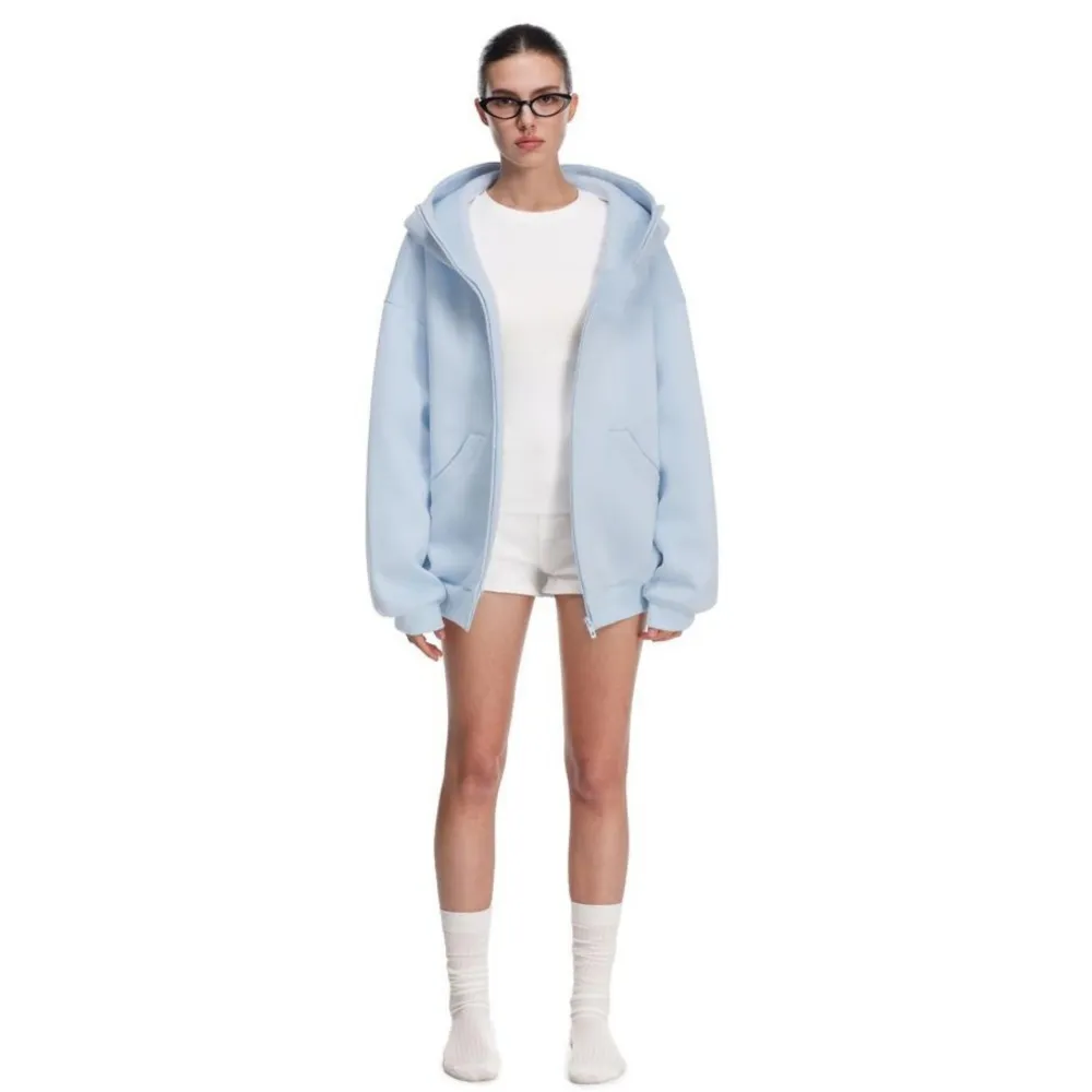 Women's Oversized Zip-Up Hoodie