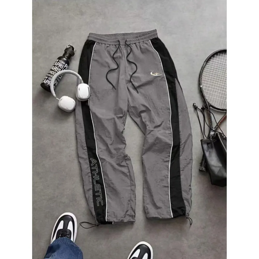 Men's Casual Printed Elastic Cuff Sport Pants