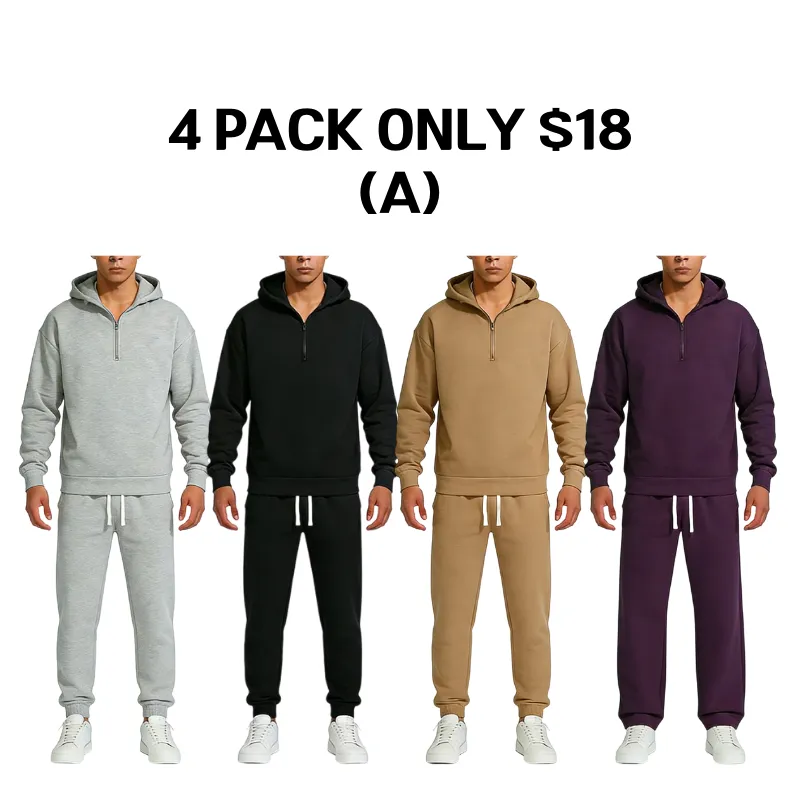 🔥Men's Plain Drop Shoulder Sweatsuit Set🔥