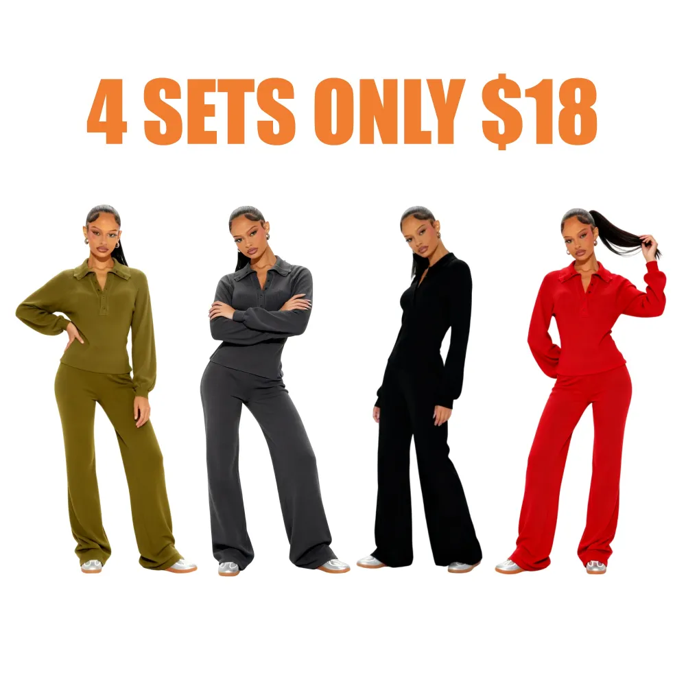 Women's Sweater Pant Set
