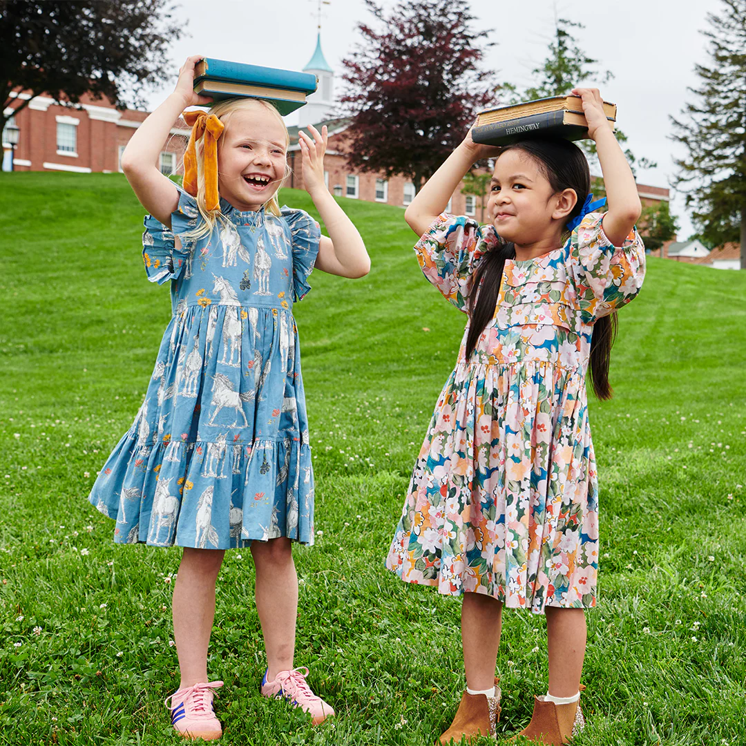 Evelyn Watercolor Floral Dress