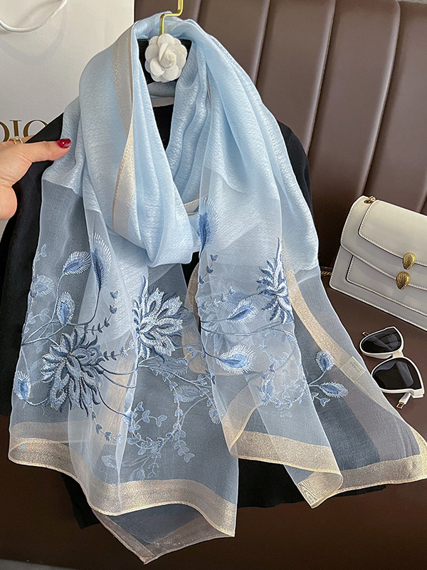 Embroidered Leisure Fashion Shawl&Scarf