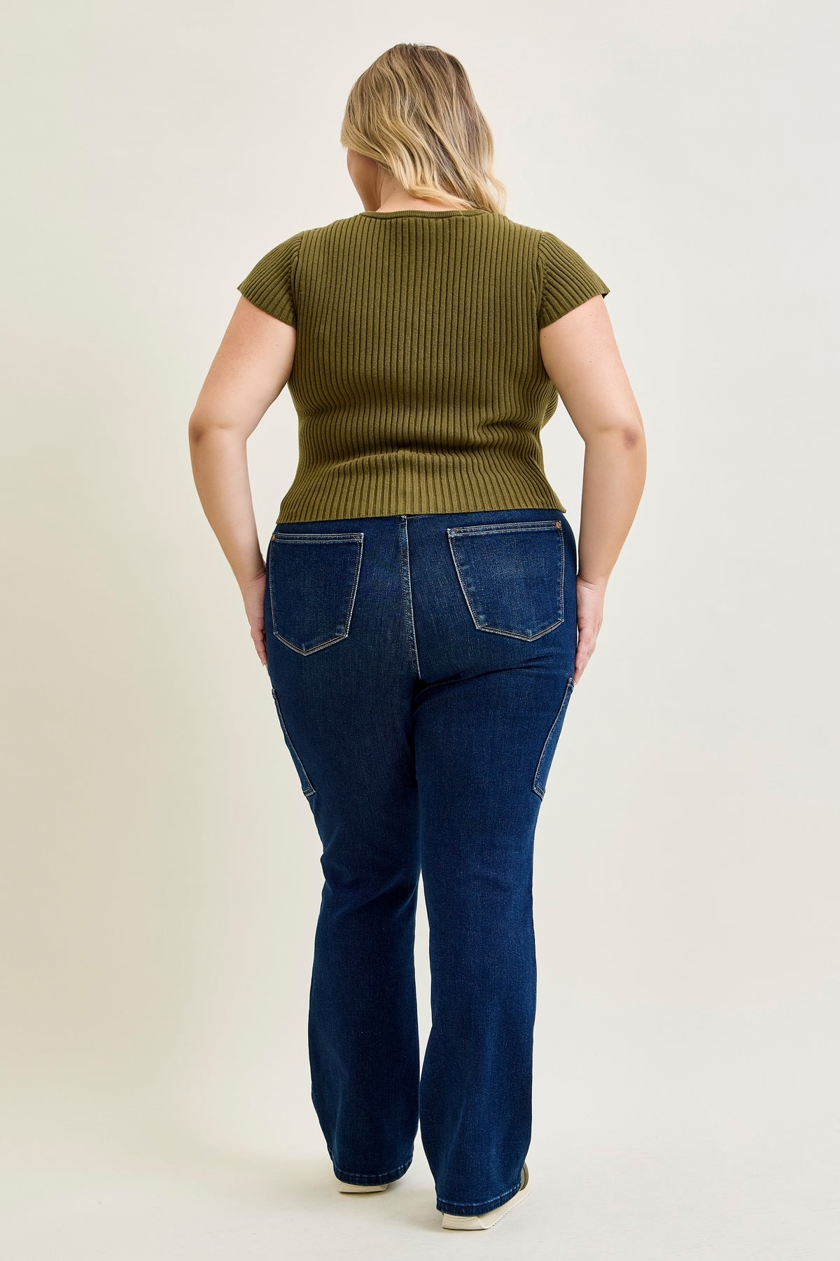 Daisy Cargo Bootcut Jeans - PLUS