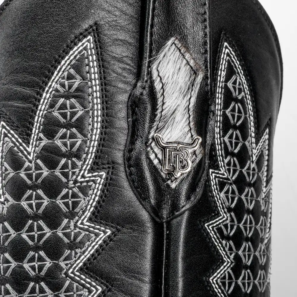 Genuine Cowhide Boots - Square Toe