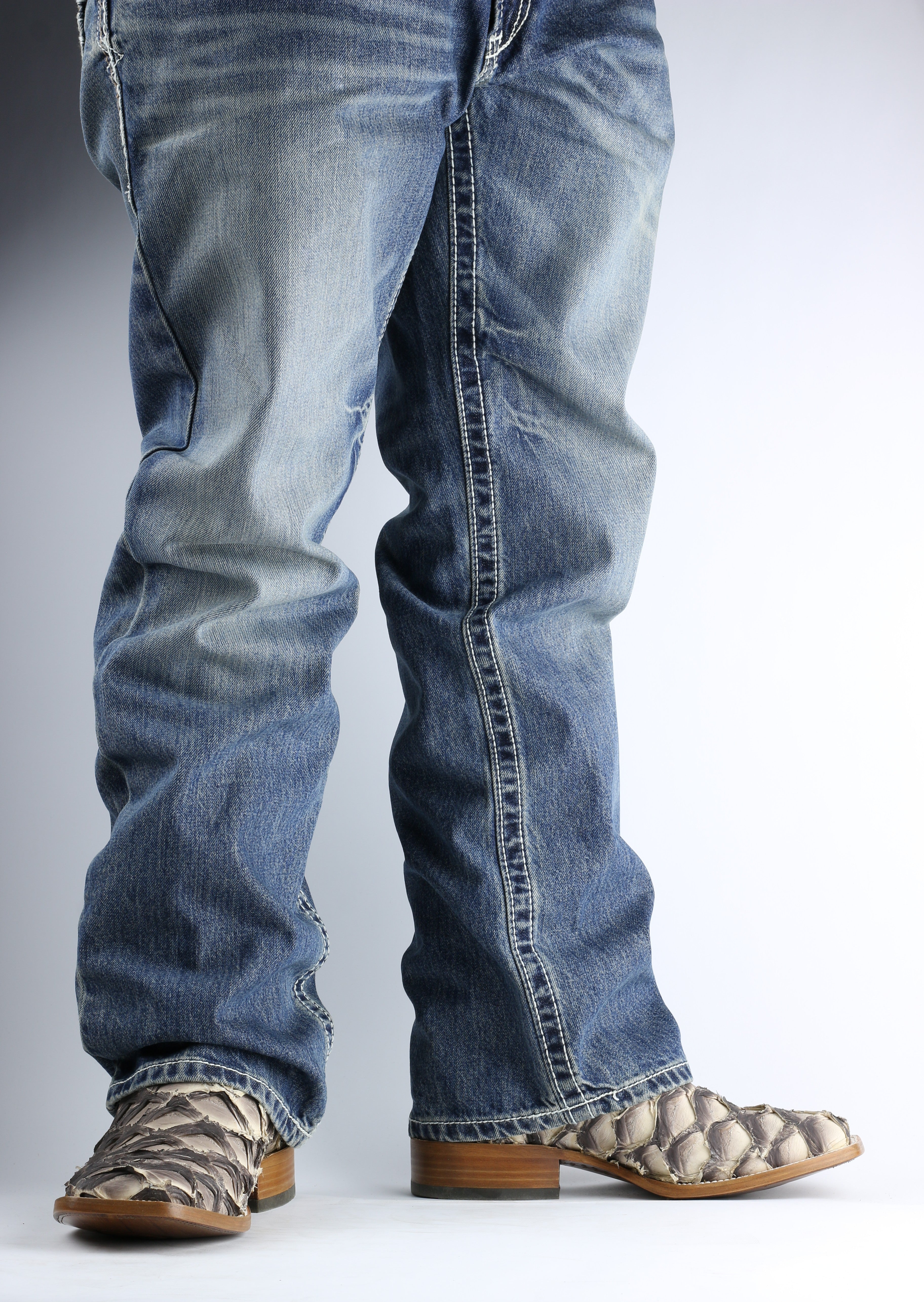 Chero's Premium Exotic Pirarucu Ivory Shadow Clearance Sale 70%OFF