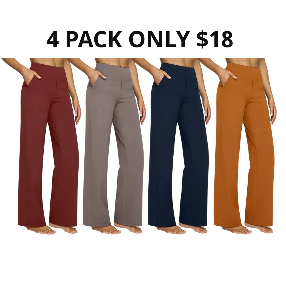 Women Wide Leg Pants with Pockets