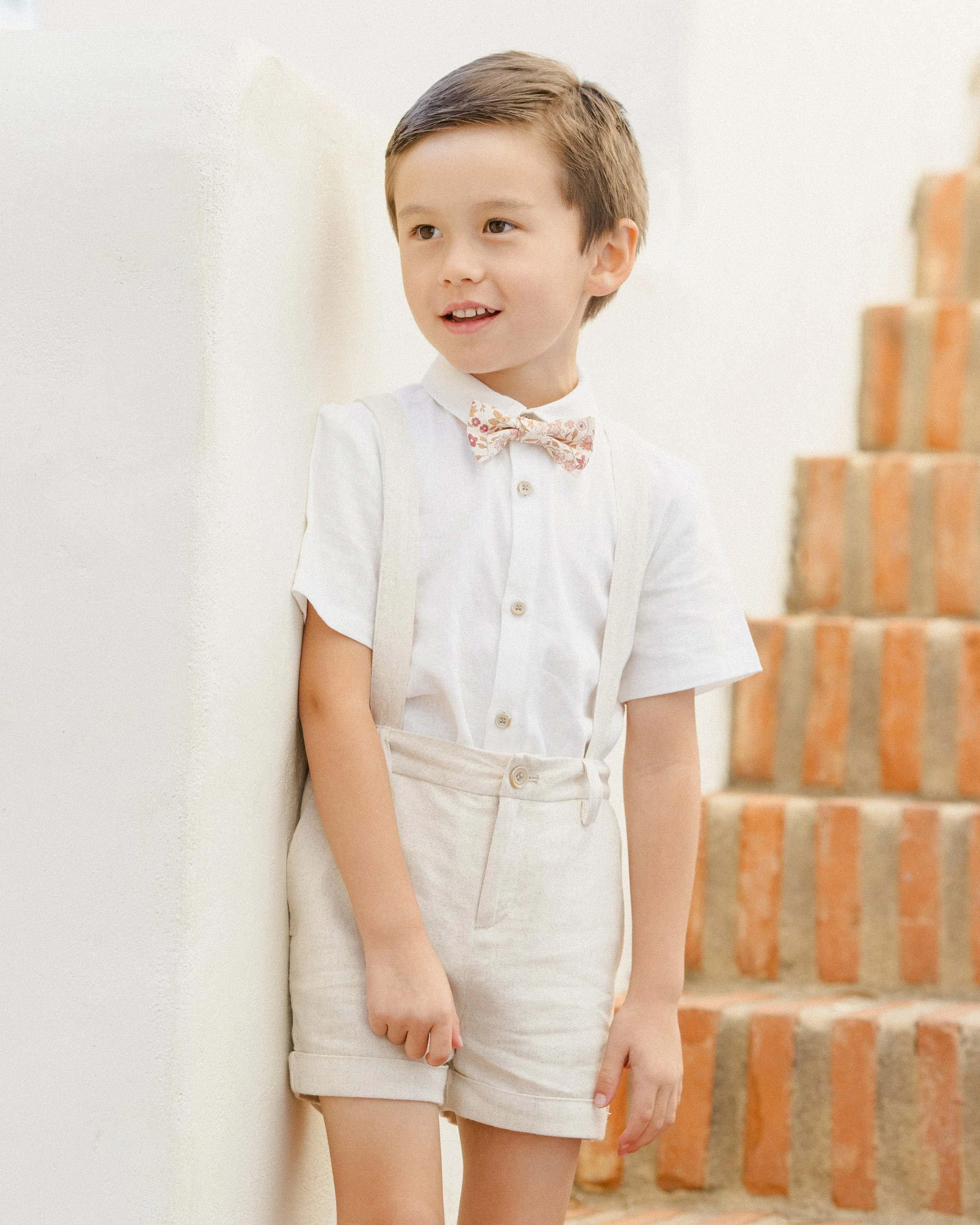 SUSPENDER SHORT | LINEN