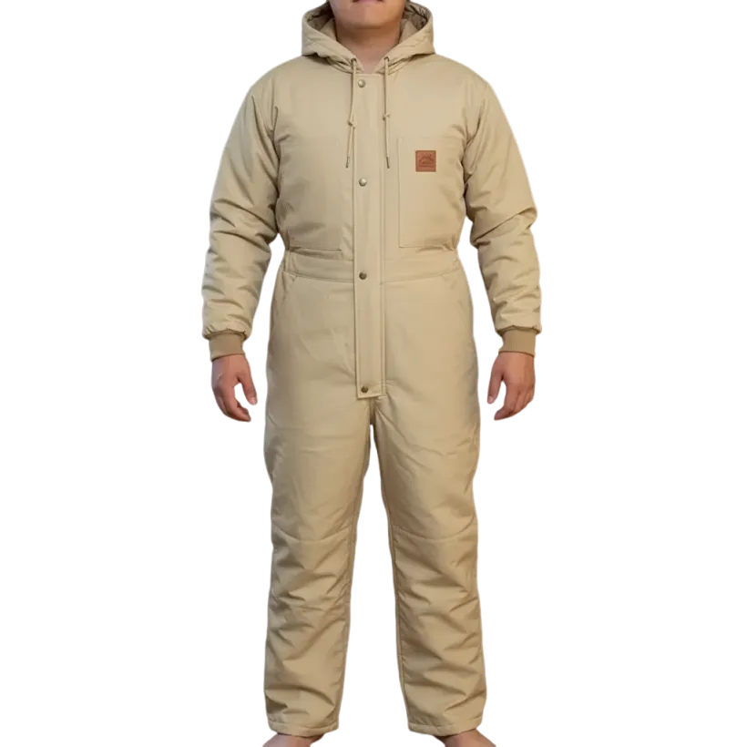 🔥Last Day Promotion!🎁Men's Insulated Work Coverall with Pockets&Cold-Weather Insulated Bib Overalls🎁