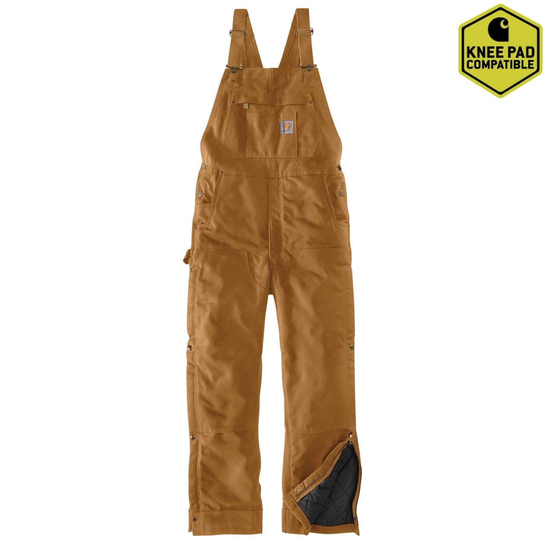 CHT Firm Duck Loose Fit Insulated Durable Canvas Bib Overalls 104393