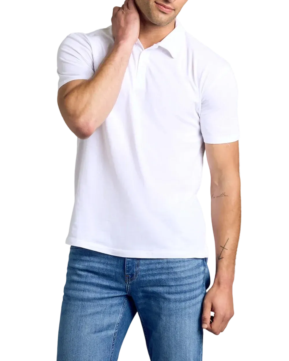 RL Men'S Casual Business POLO Shirt, Breathable Pique Fabric,Classic Polo