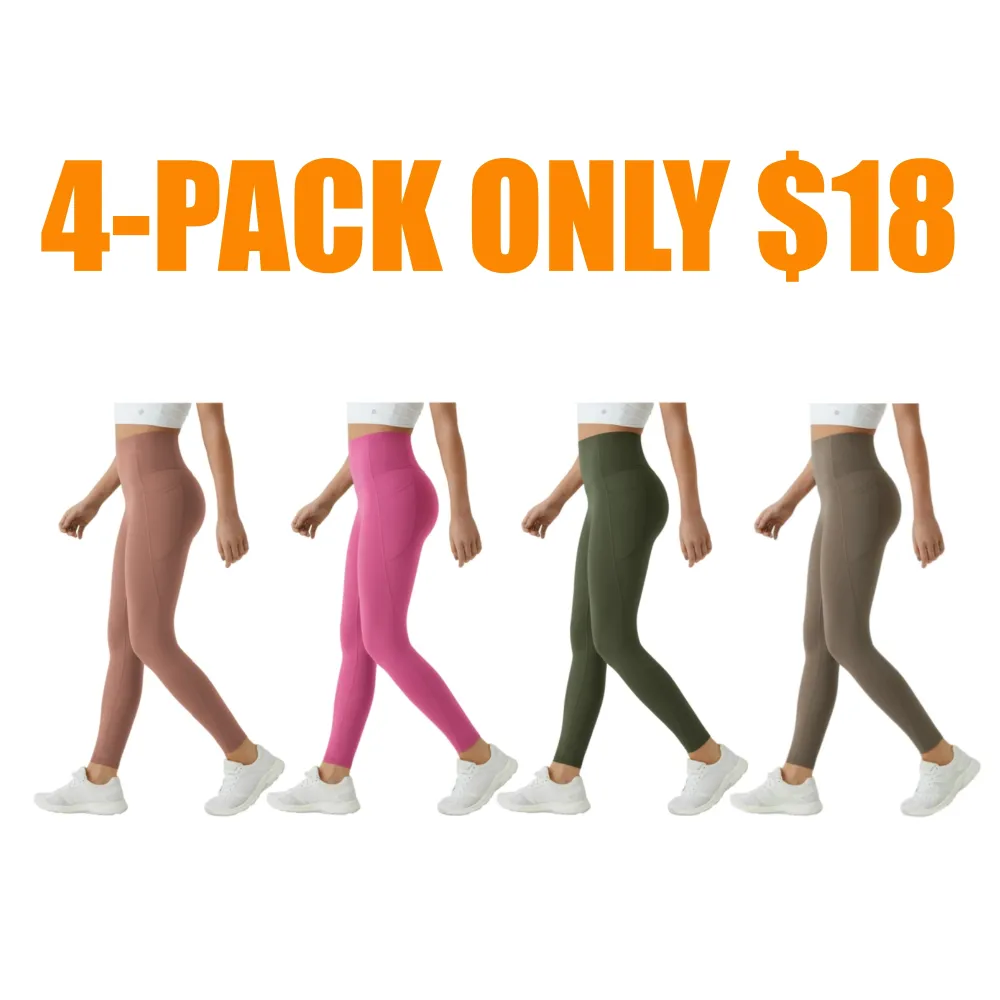 Women's High-Waist Shapewear Leggings With Pockets