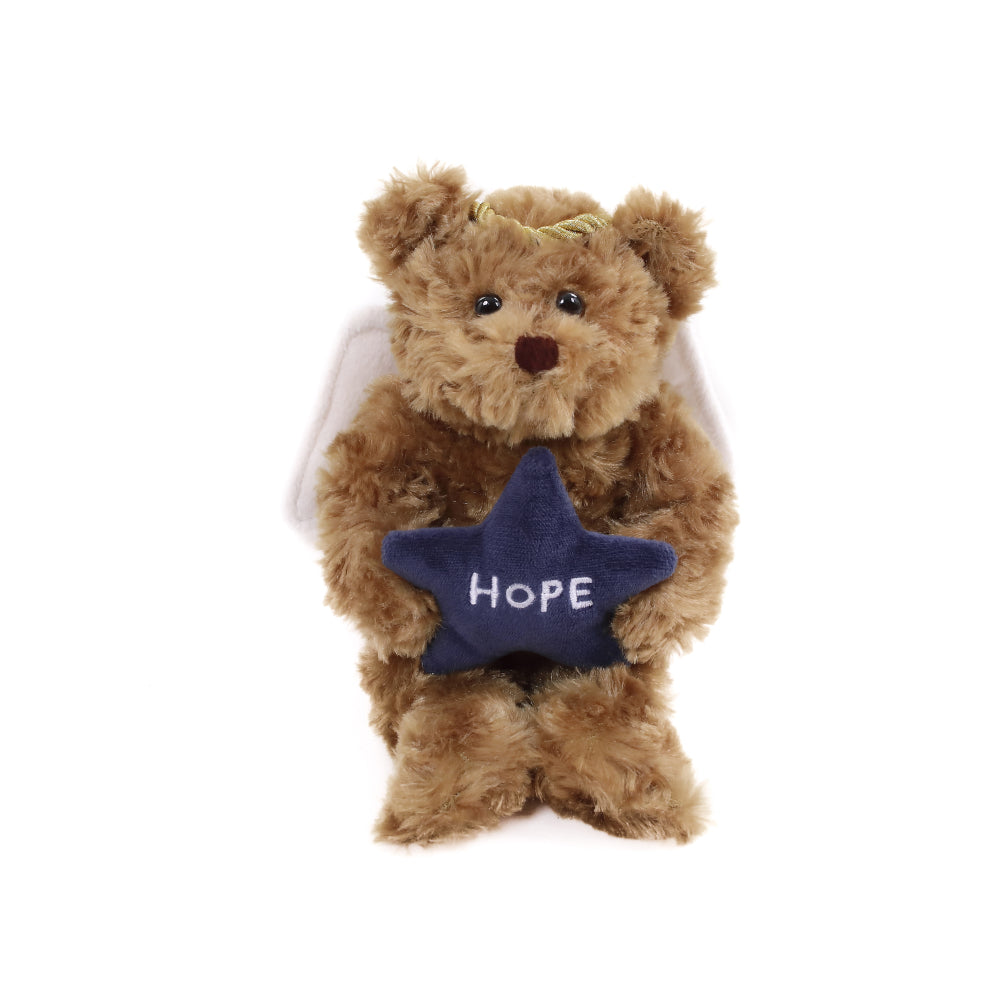 Christmas Star Angel Bear Mocha 6inch