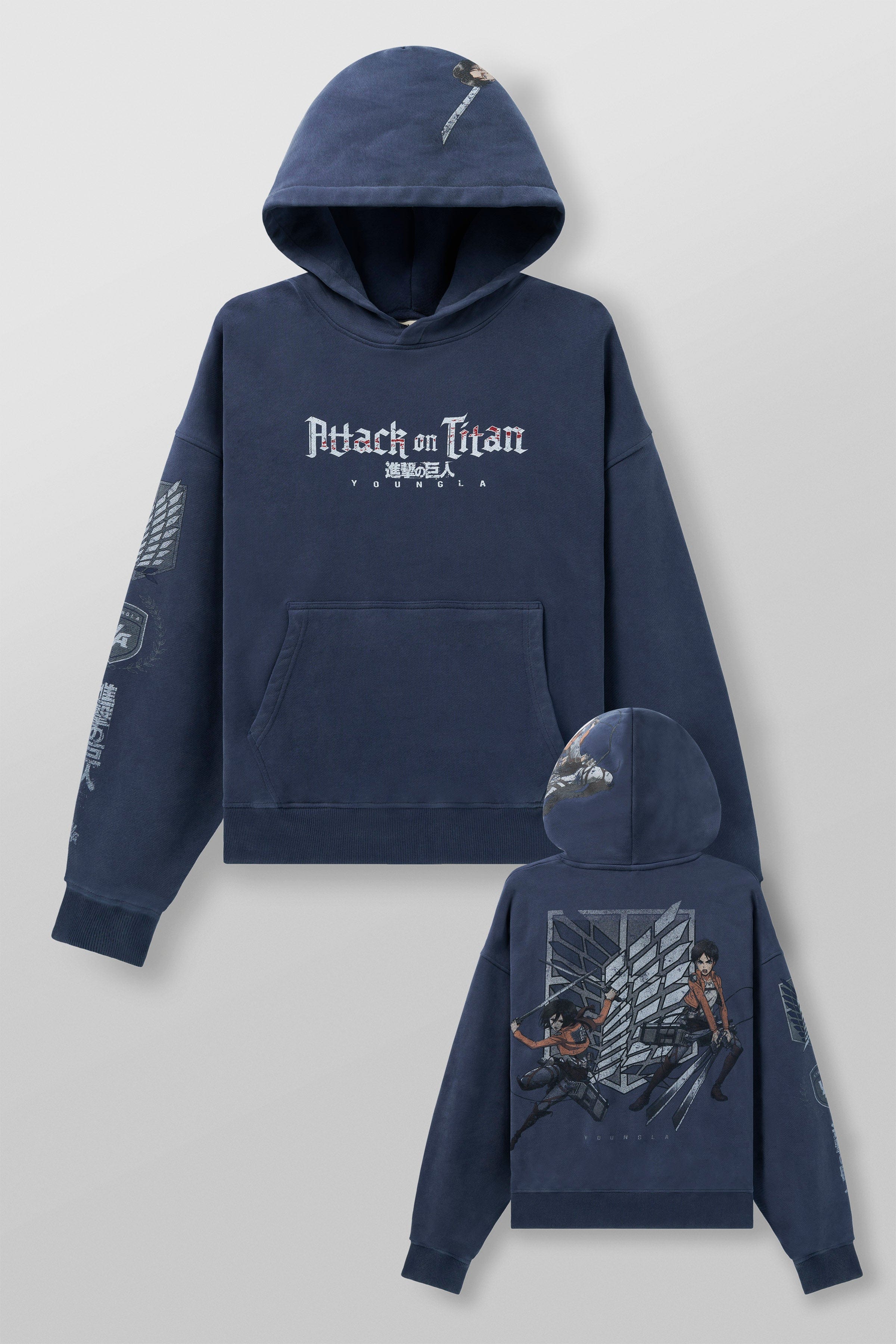 5129 - AOT©  x YLA Pullover Hoodies